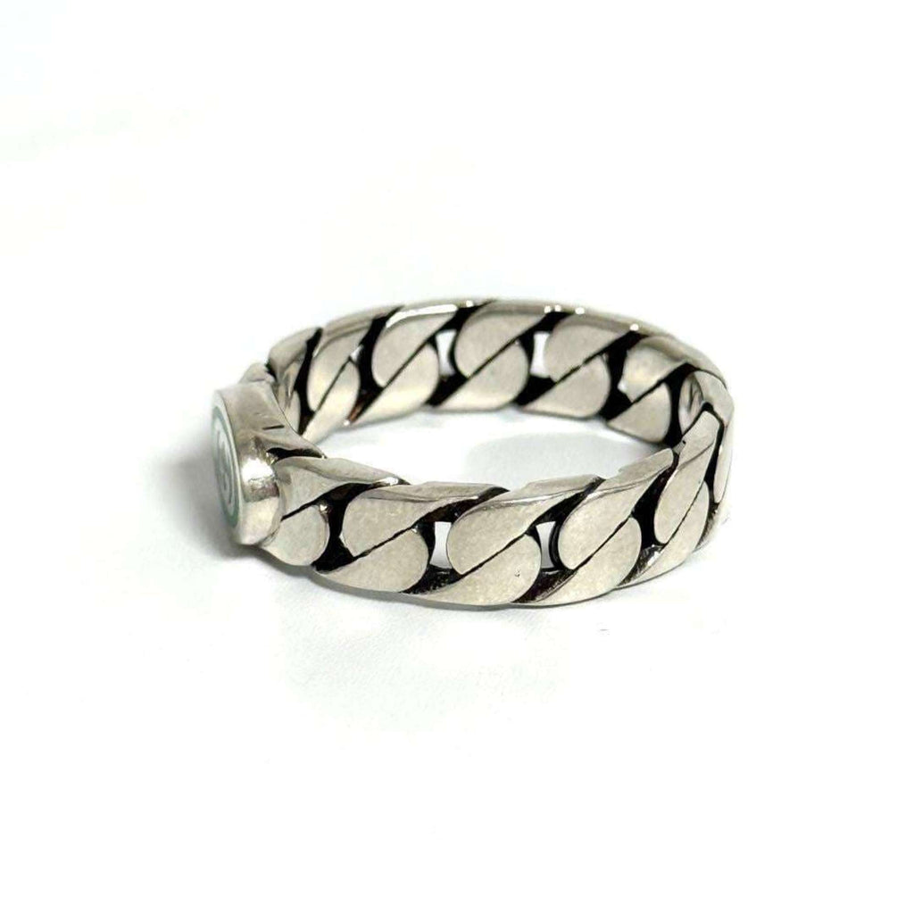 Interlocking G Band Ring Sterling Silver