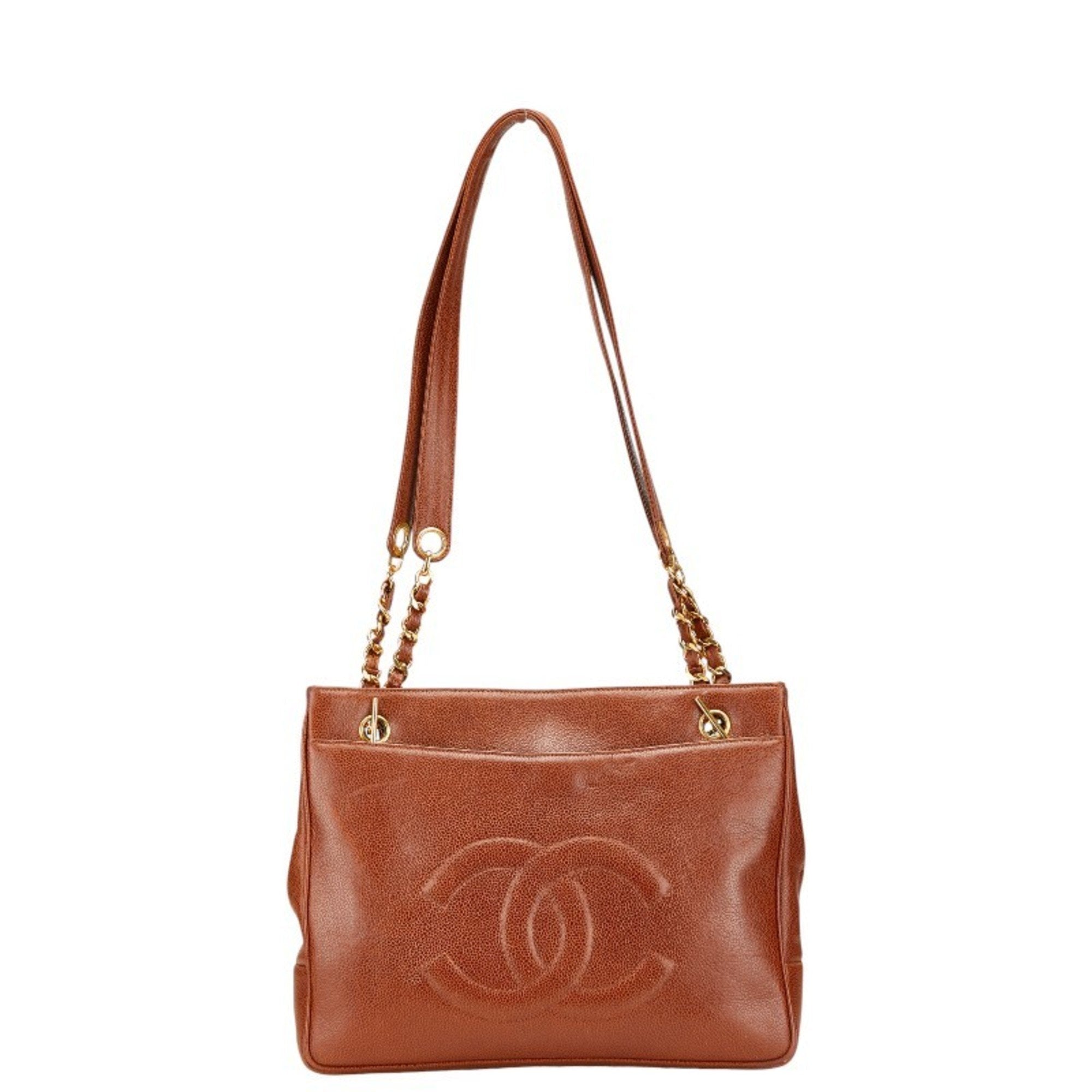 Vintage Timeless Chain Shoulder Bag Caviar Medium