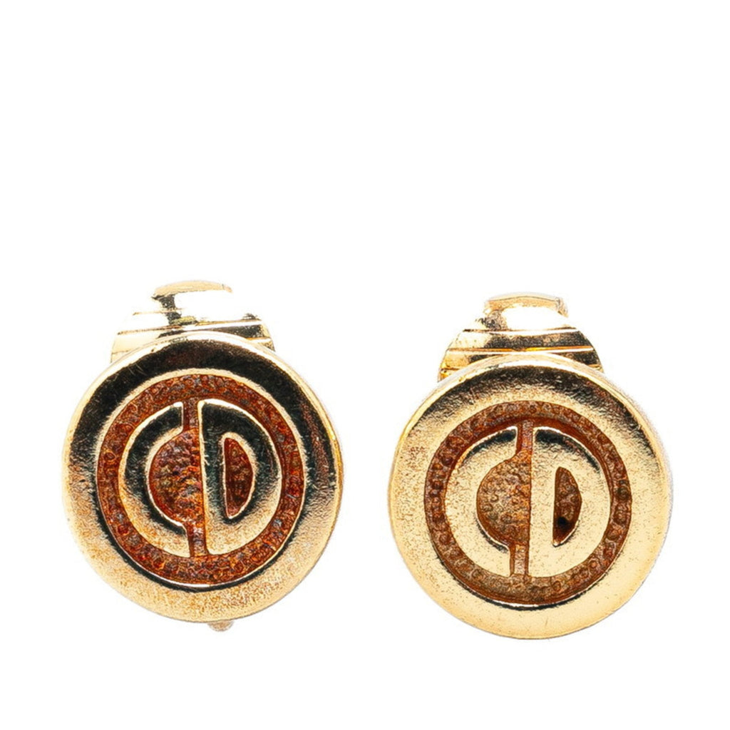 Earrings Gold-Tone Metal
