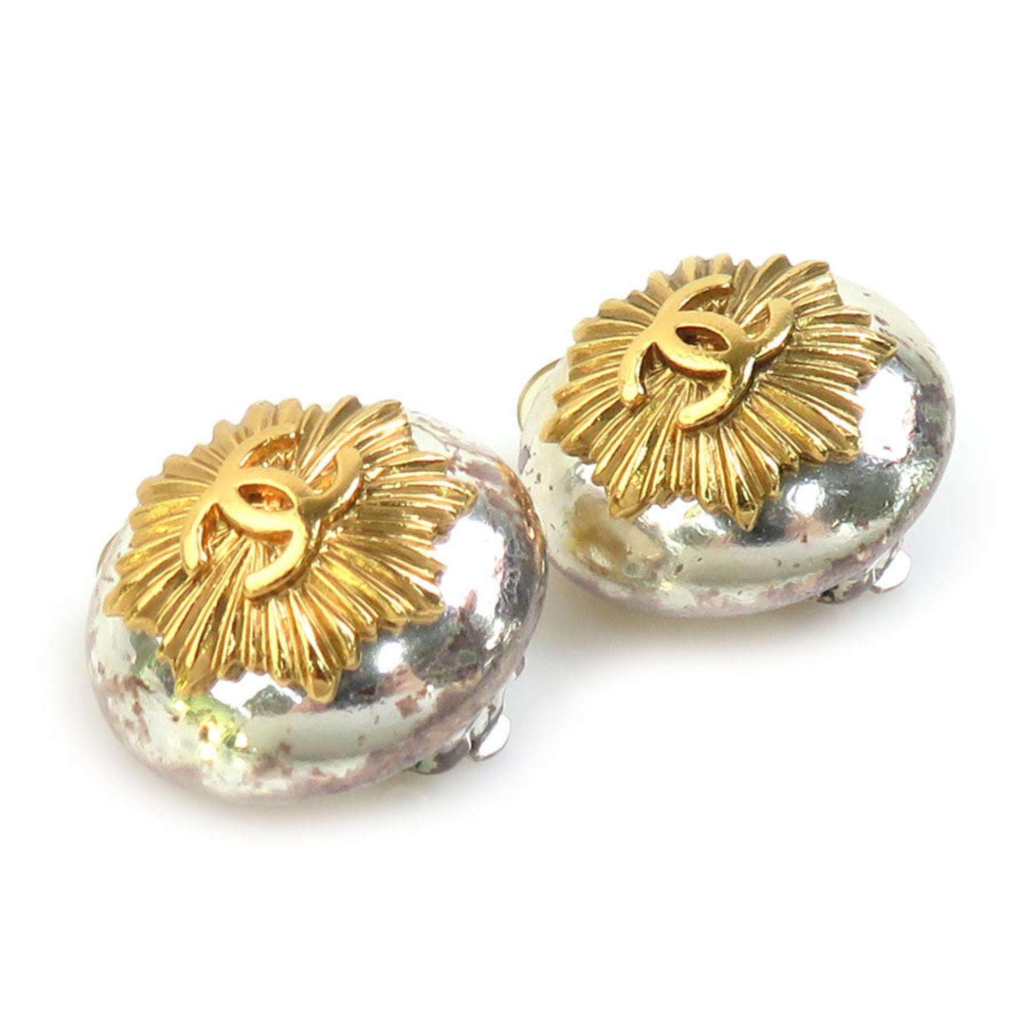 Earrings Gold-Tone Metal
