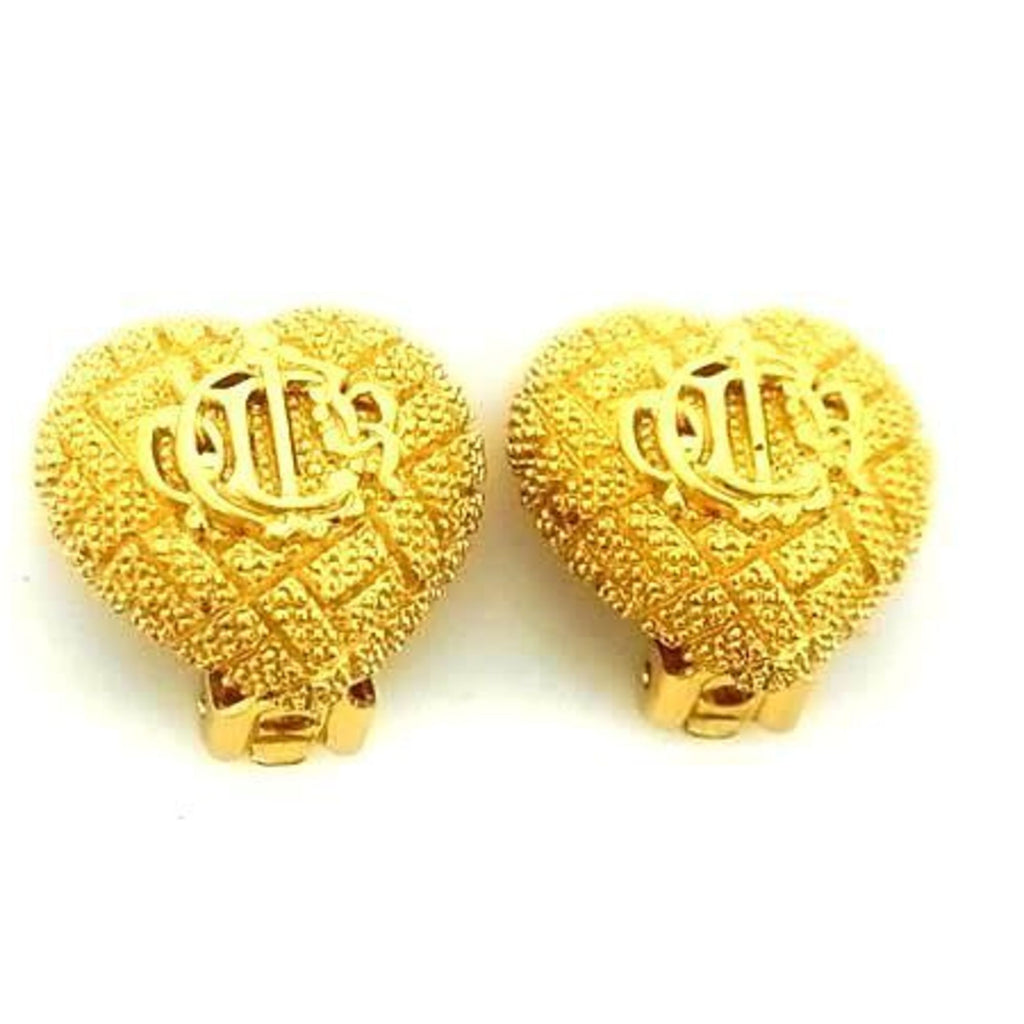 Clip-On Earrings Clip-On Gold-Tone Metal