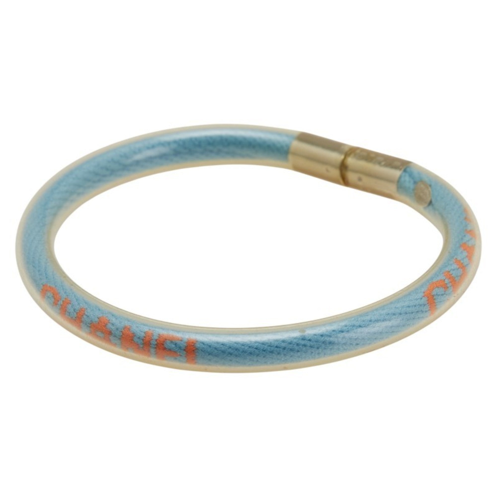 Bracelet Vinyl Blue and Gold