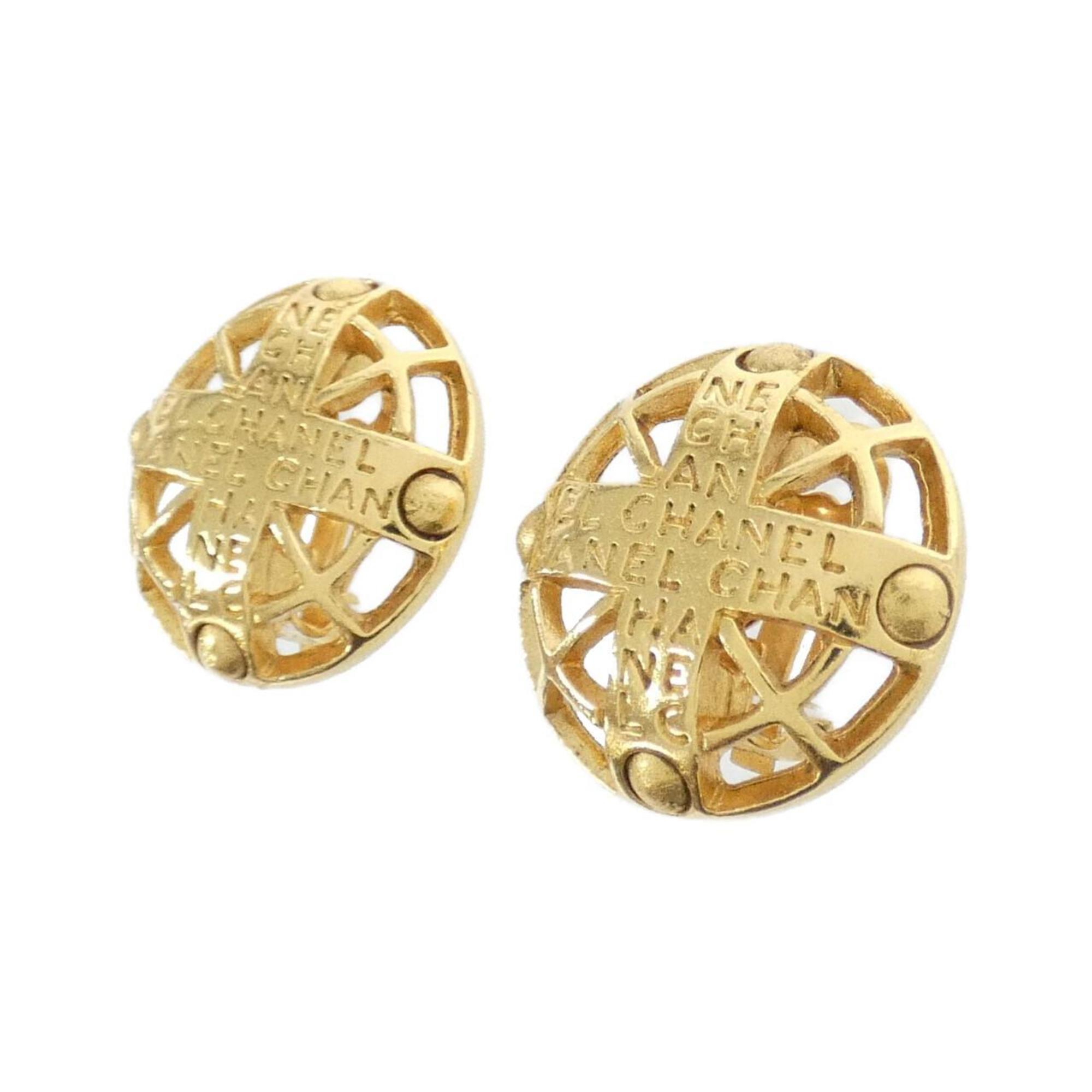 Earrings Gold-Tone Metal