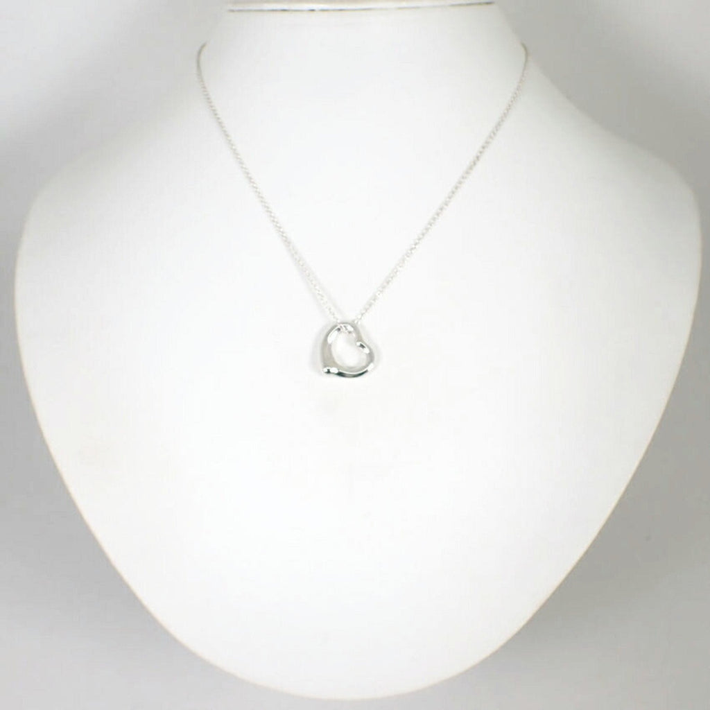Heart Pendant Necklace Sterling Silver