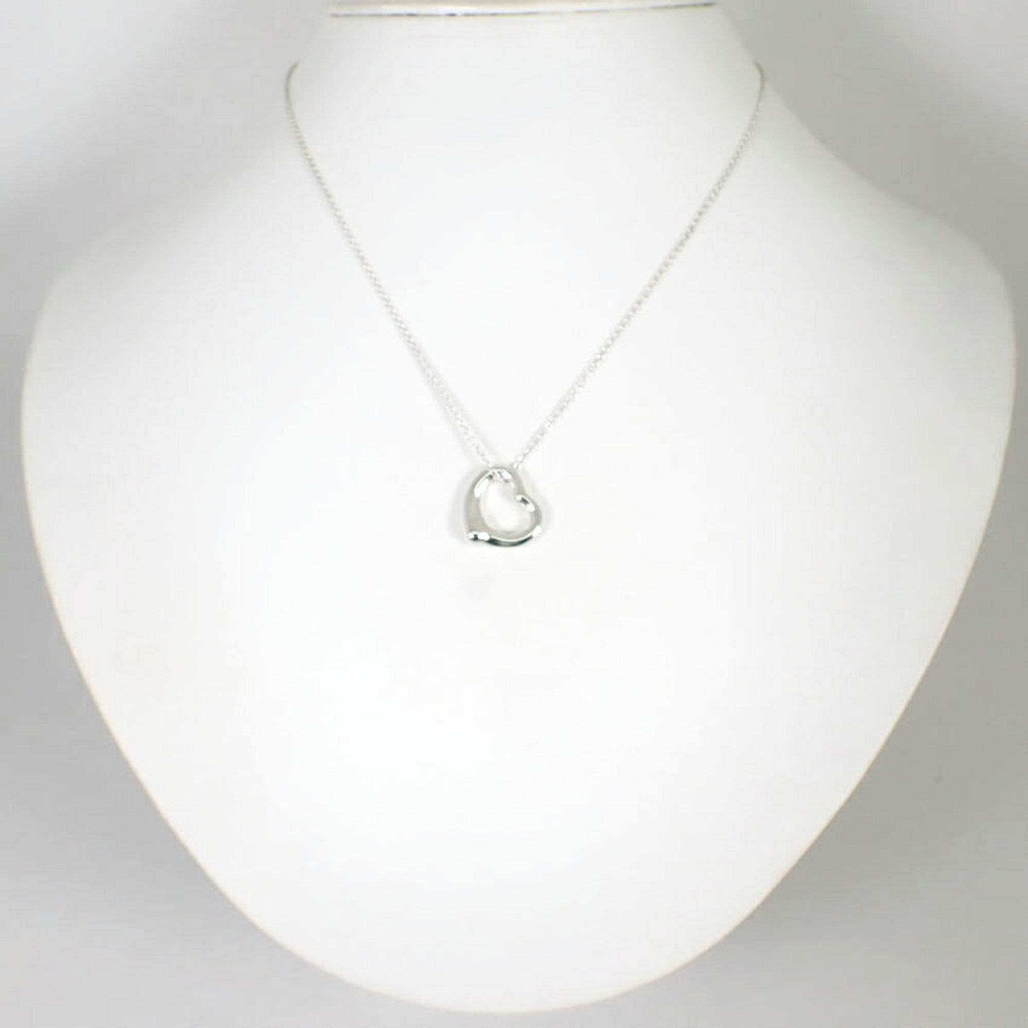 Heart Pendant Necklace Sterling Silver