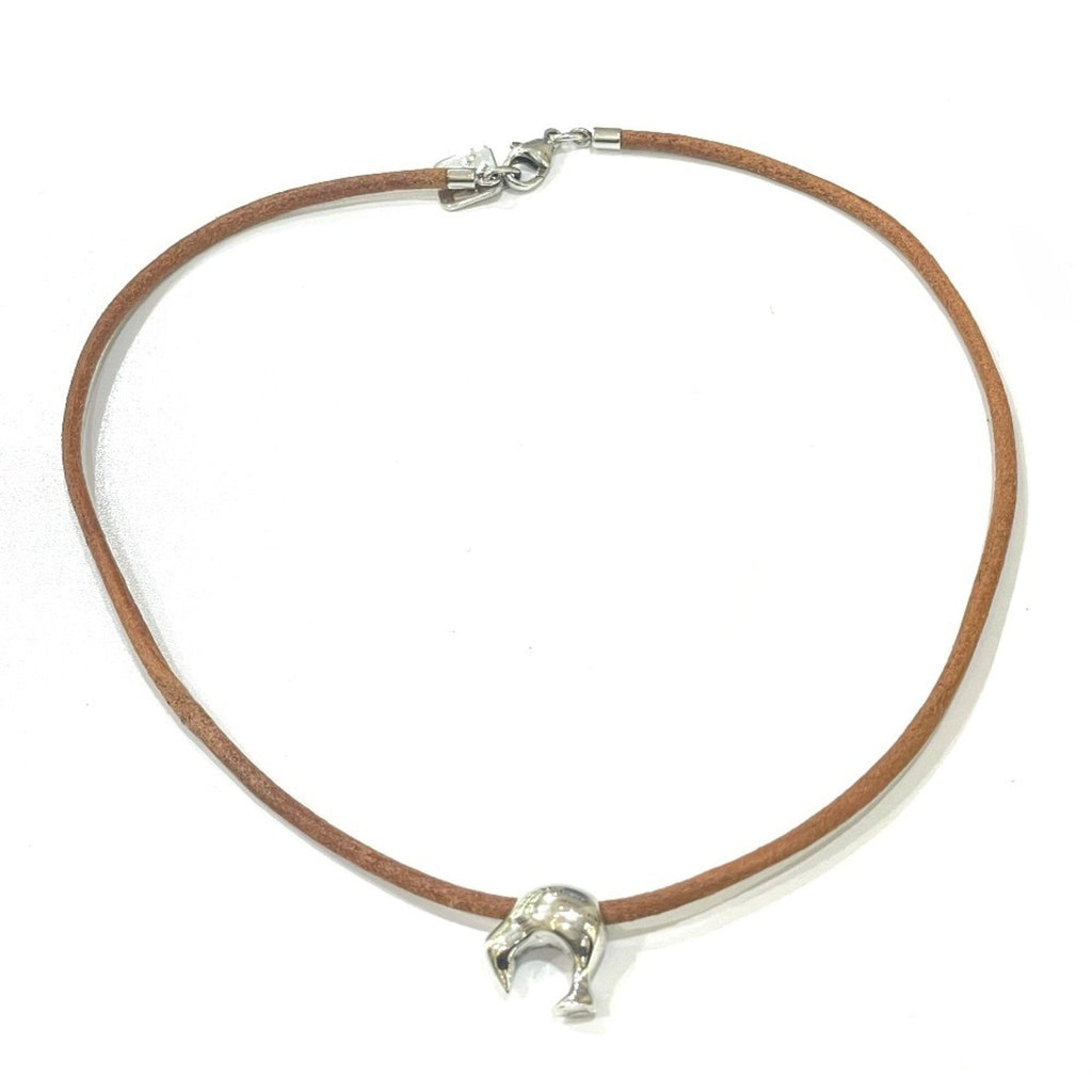 Bracelet Leather and Sterling Silver