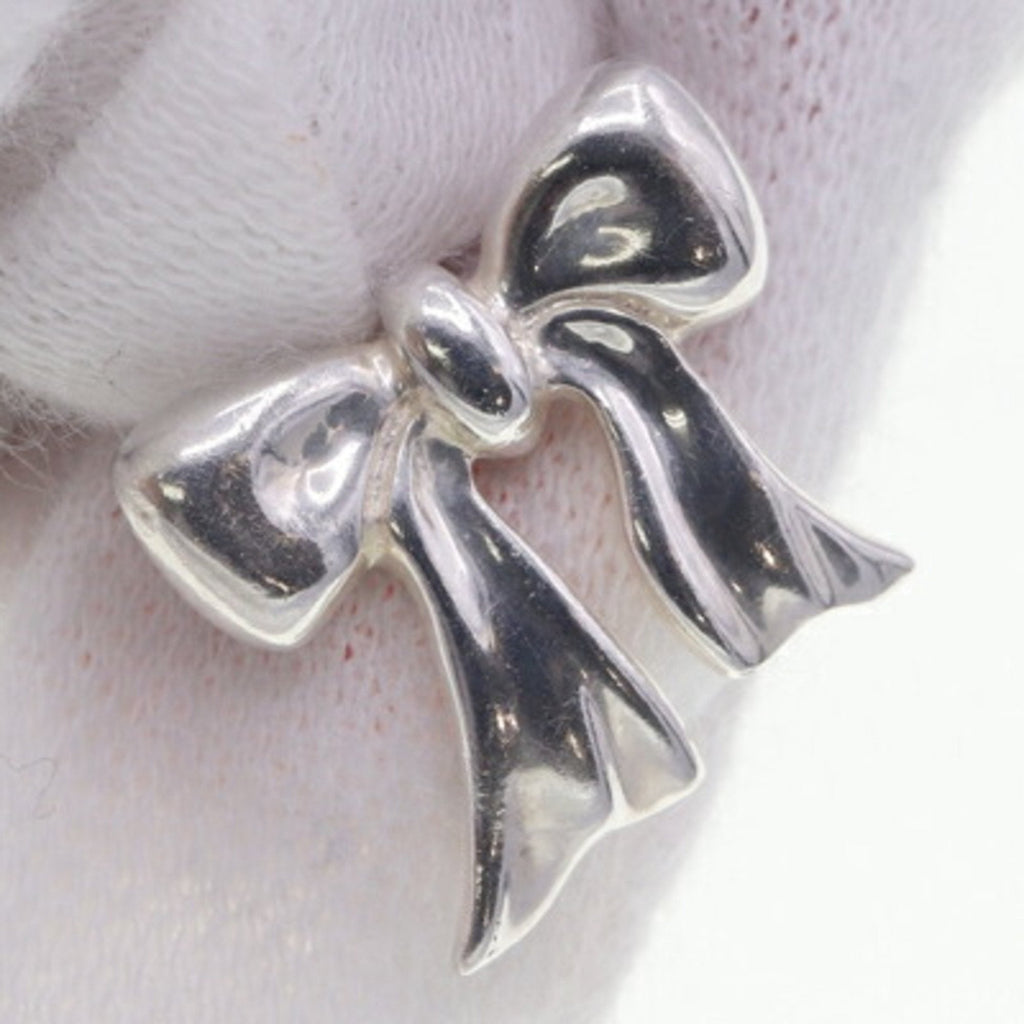 Ribbon Pendant Necklace Sterling Silver