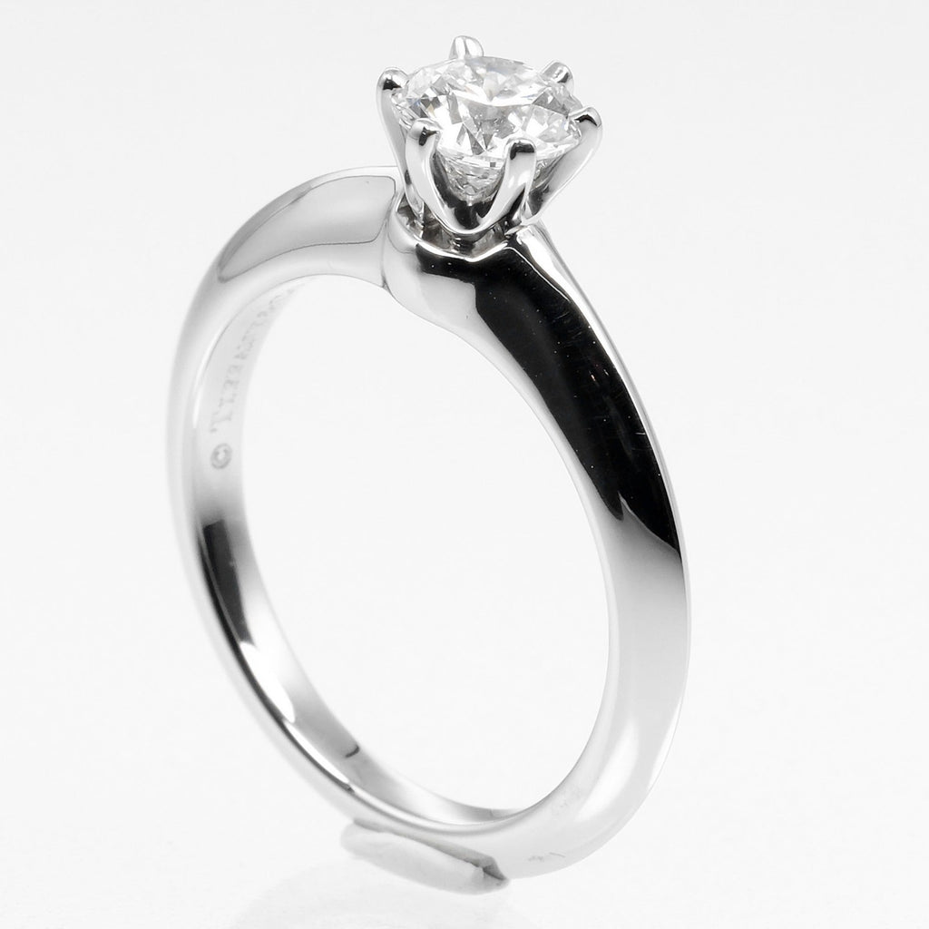 Solitaire Ring Platinum with Diamond
