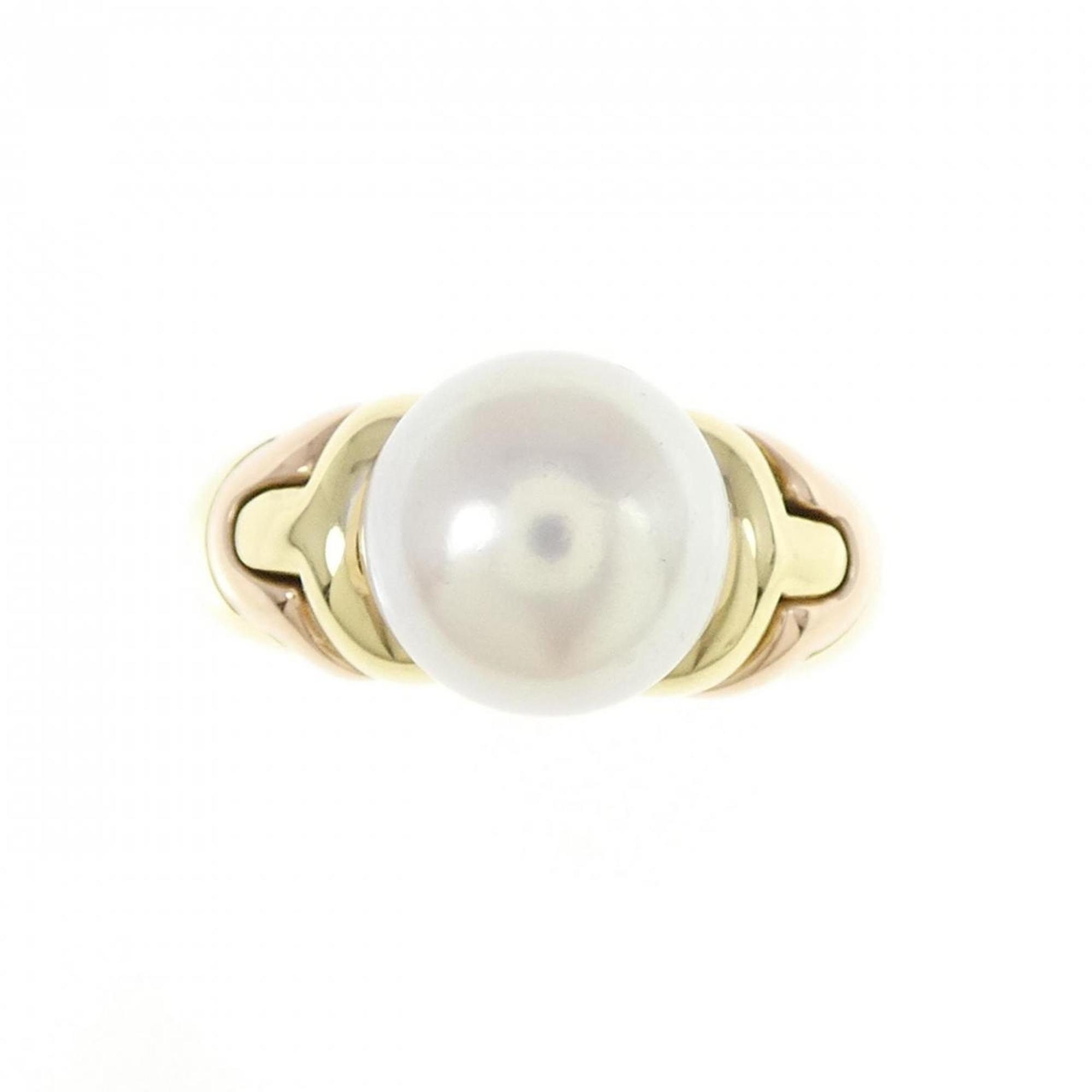 Band Ring 18K Yellow Gold with Akoya Pearl 9.2mm