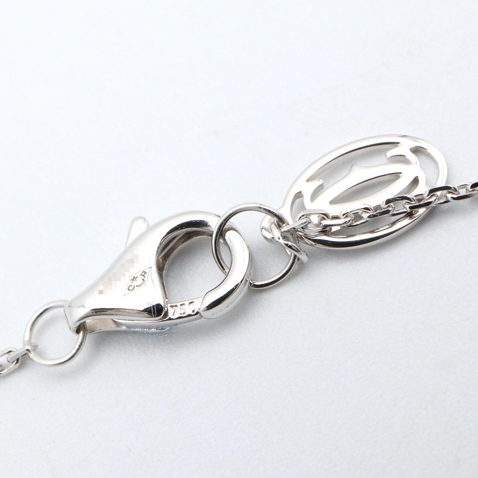Amour Pendant Necklace 18K White Gold with Diamonds