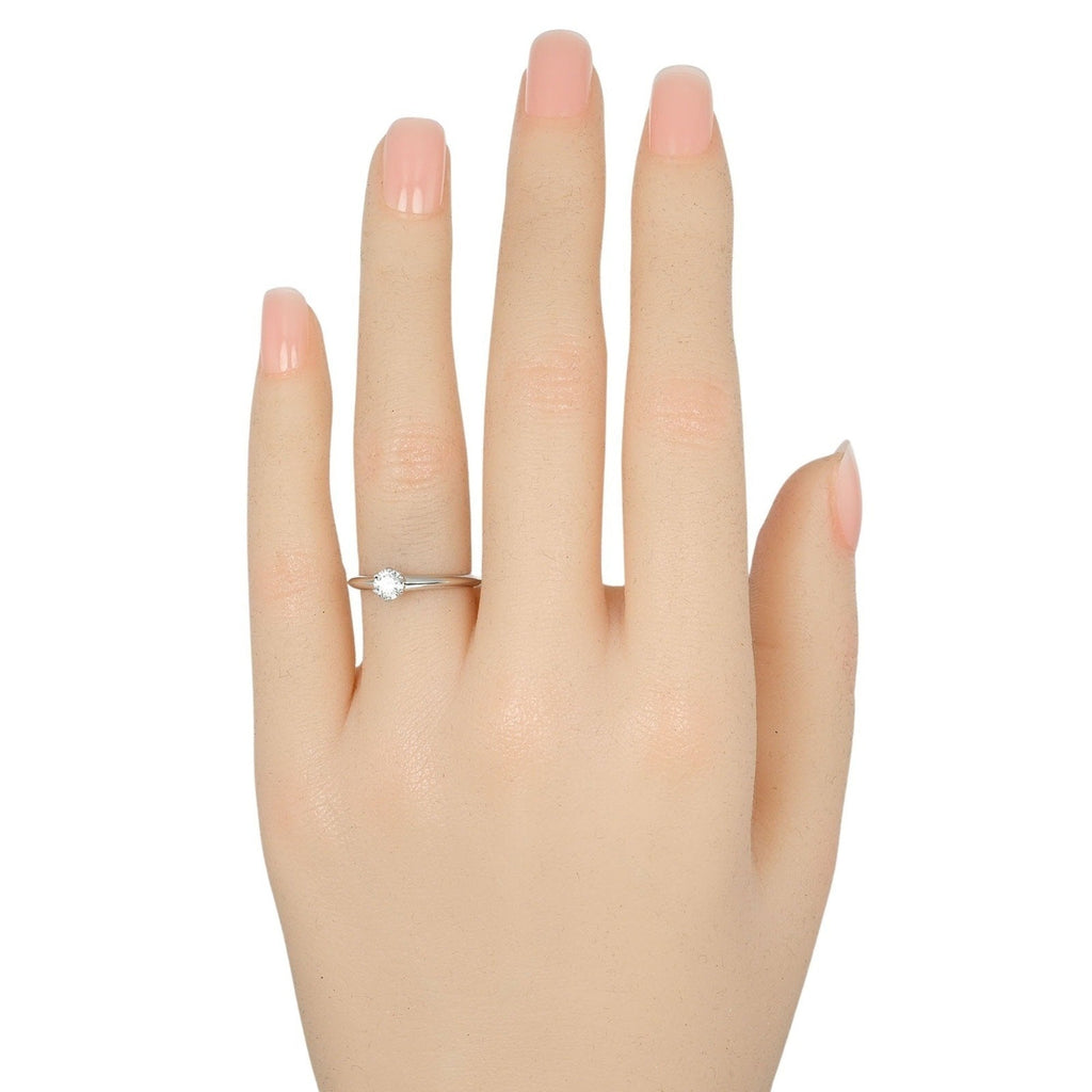 Solitaire Ring Platinum with Diamond 0.26ct
