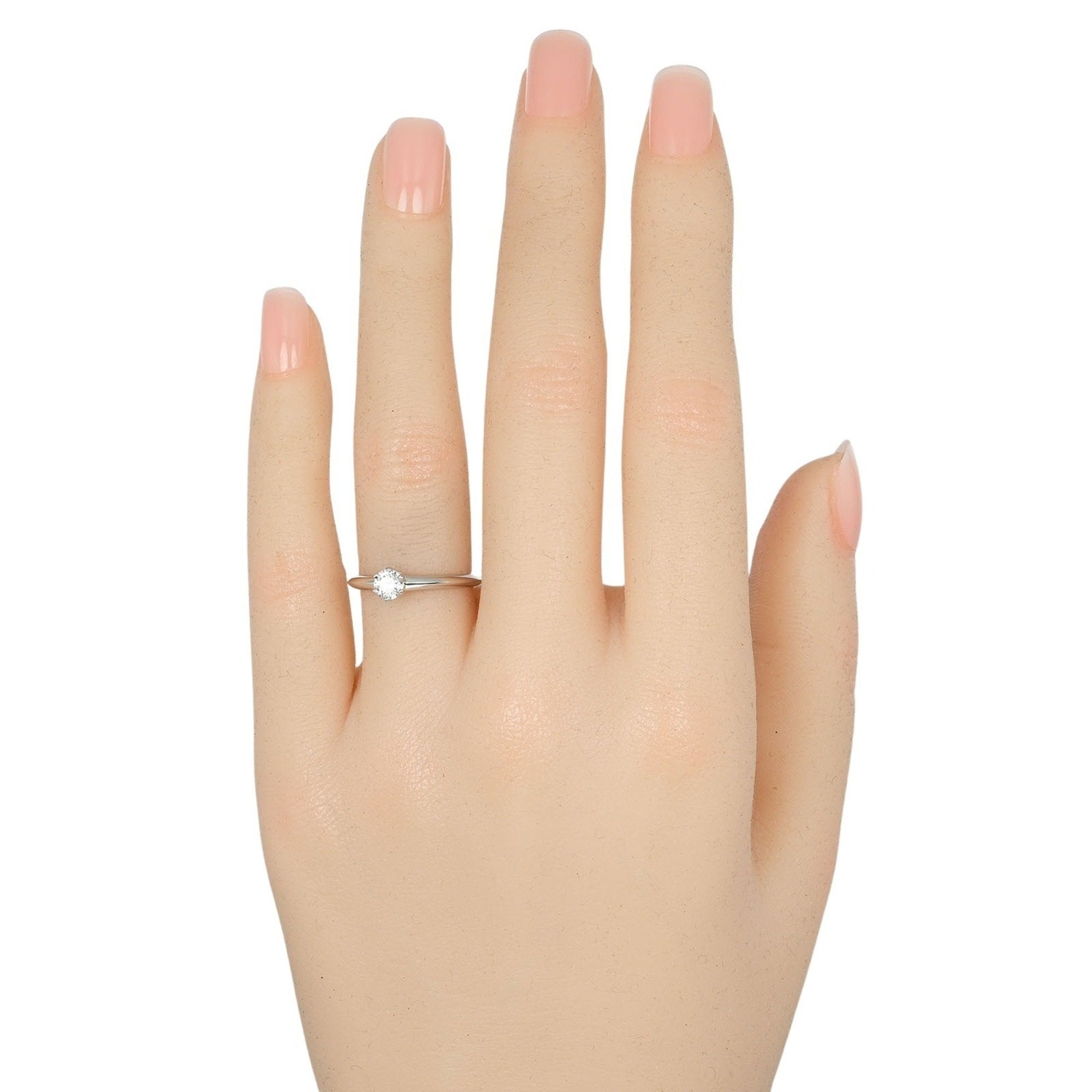 Solitaire Ring Platinum with Diamond 0.26ct