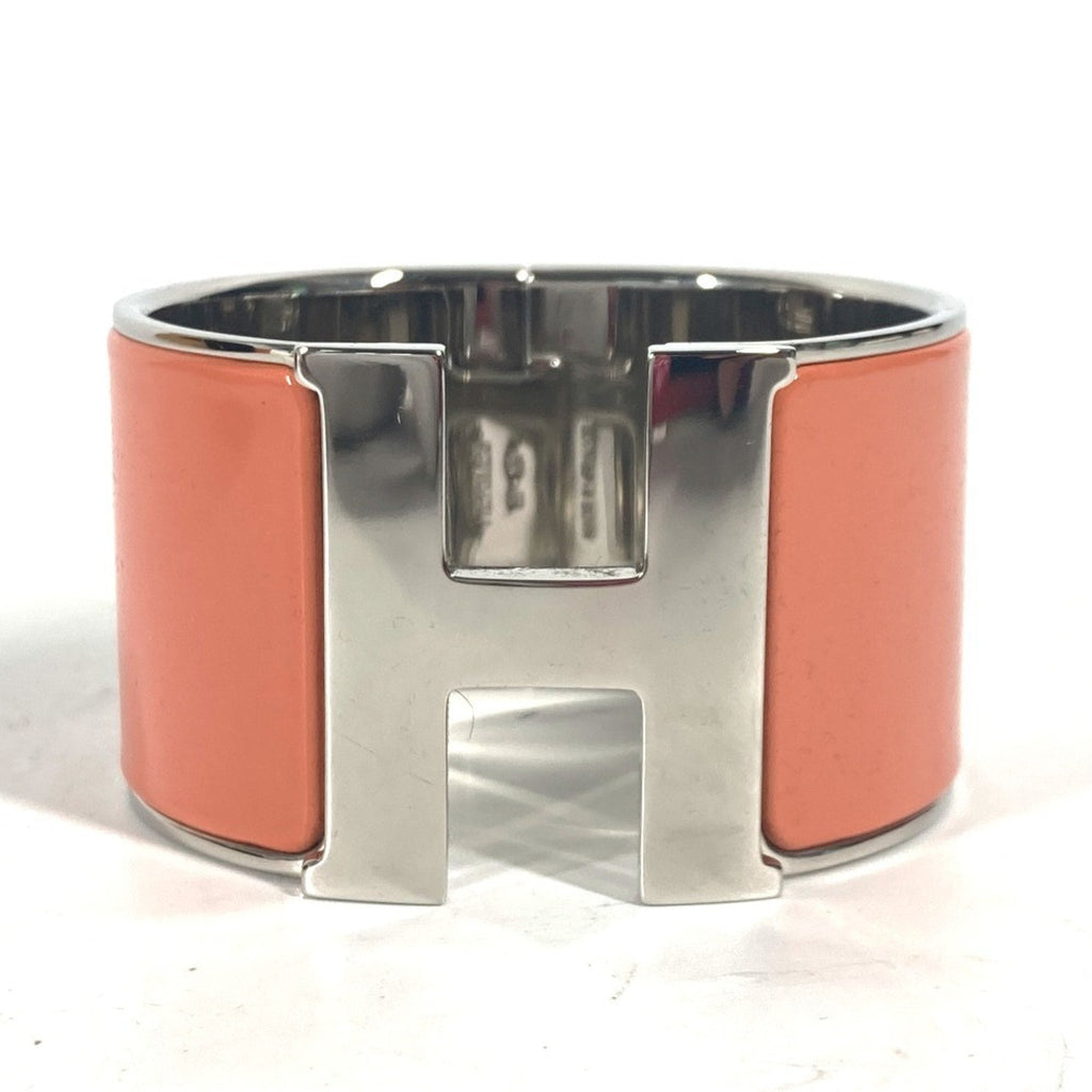 Click Clack XL H Bracelet Metal Orange and Silver