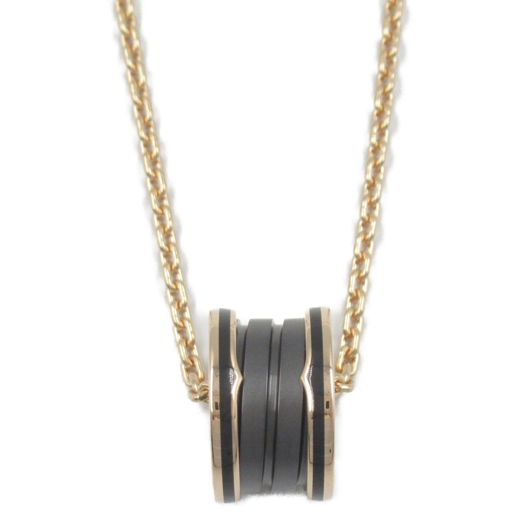 B.Zero1 Pendant Necklace Ceramic Black and Pink