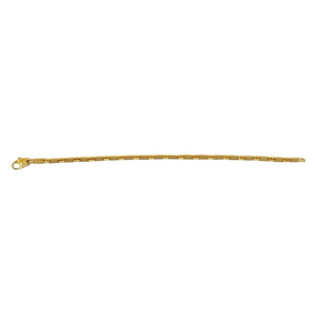 Figaro Chain Bracelet 18K Gold