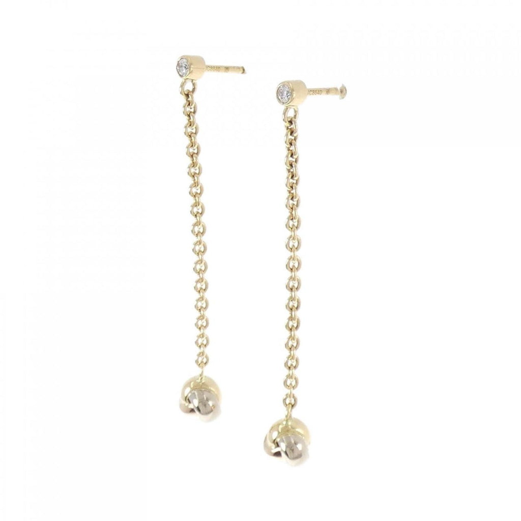 Trinity Earrings 18K Tricolor Gold