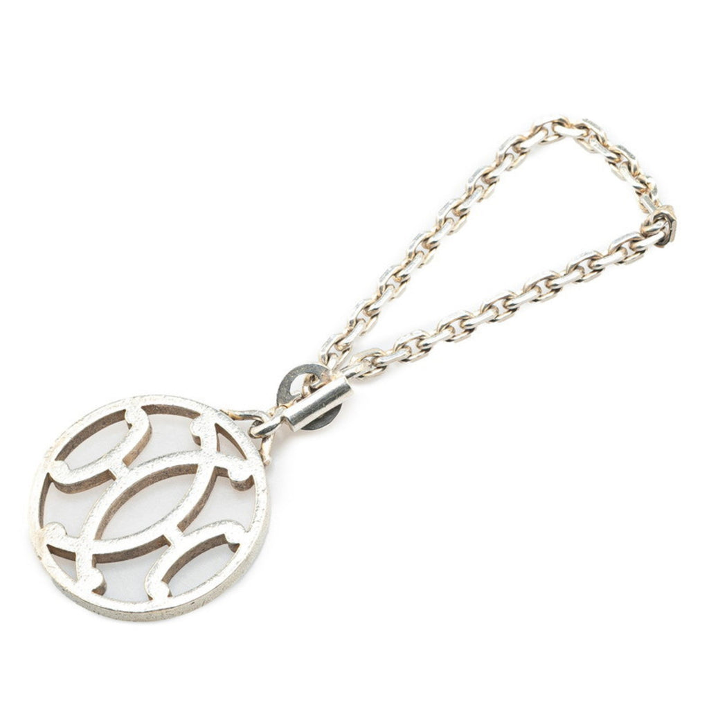 Kiss H Motif Charm Silver Metal Handbag Charm