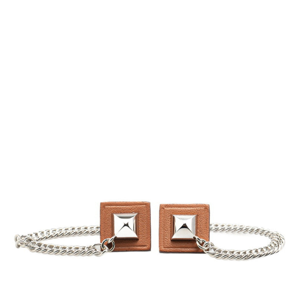 Earrings Silver-Tone Metal