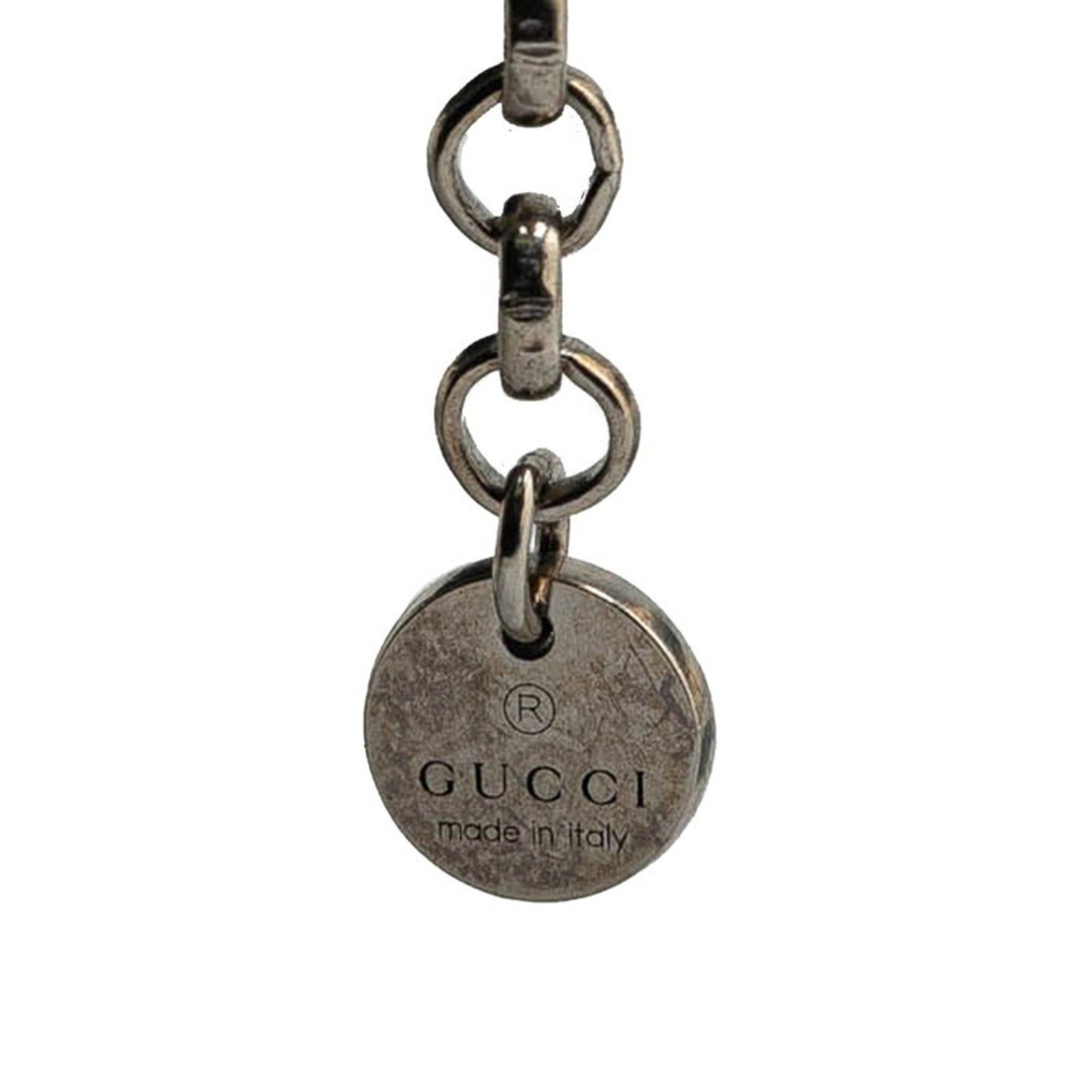 Interlocking G Pendant Necklace Sterling Silver