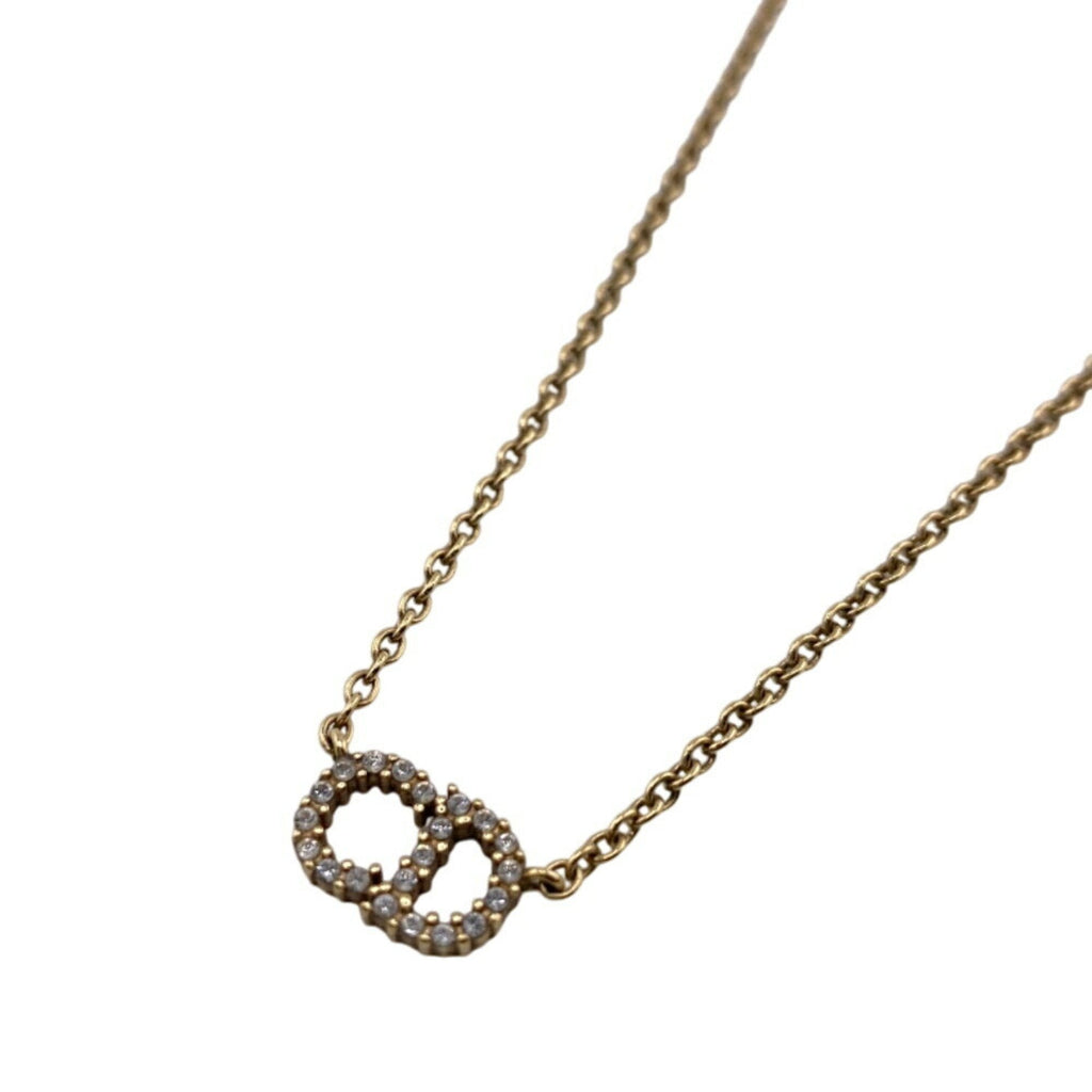 Clair D Lune Necklace Gold with Rhinestone