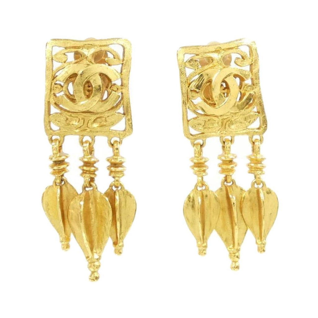 Earrings Gold-Tone Metal