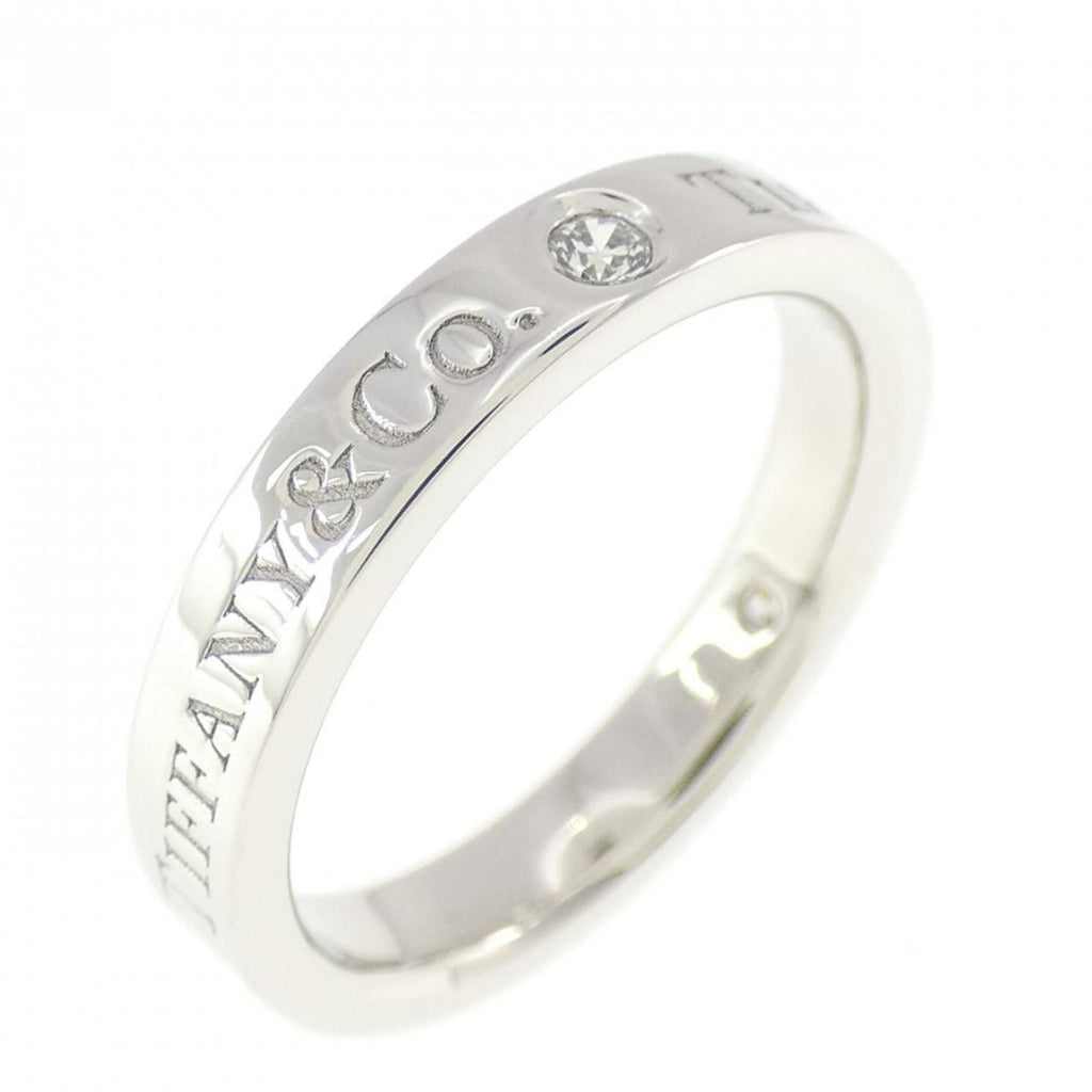 Band Ring Platinum with Diamond