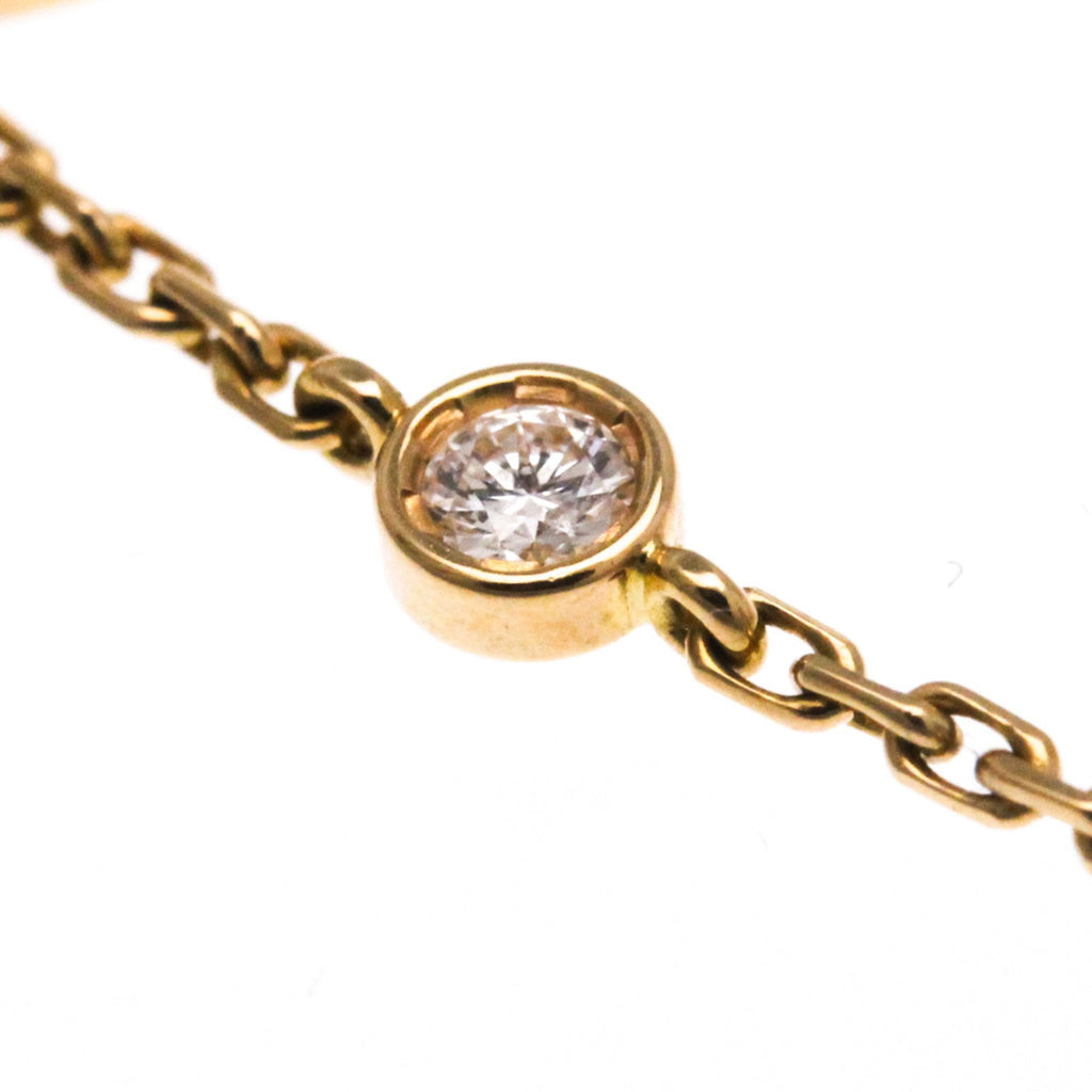 Charm Bracelet 18K Rose Gold with Diamond and Malachite