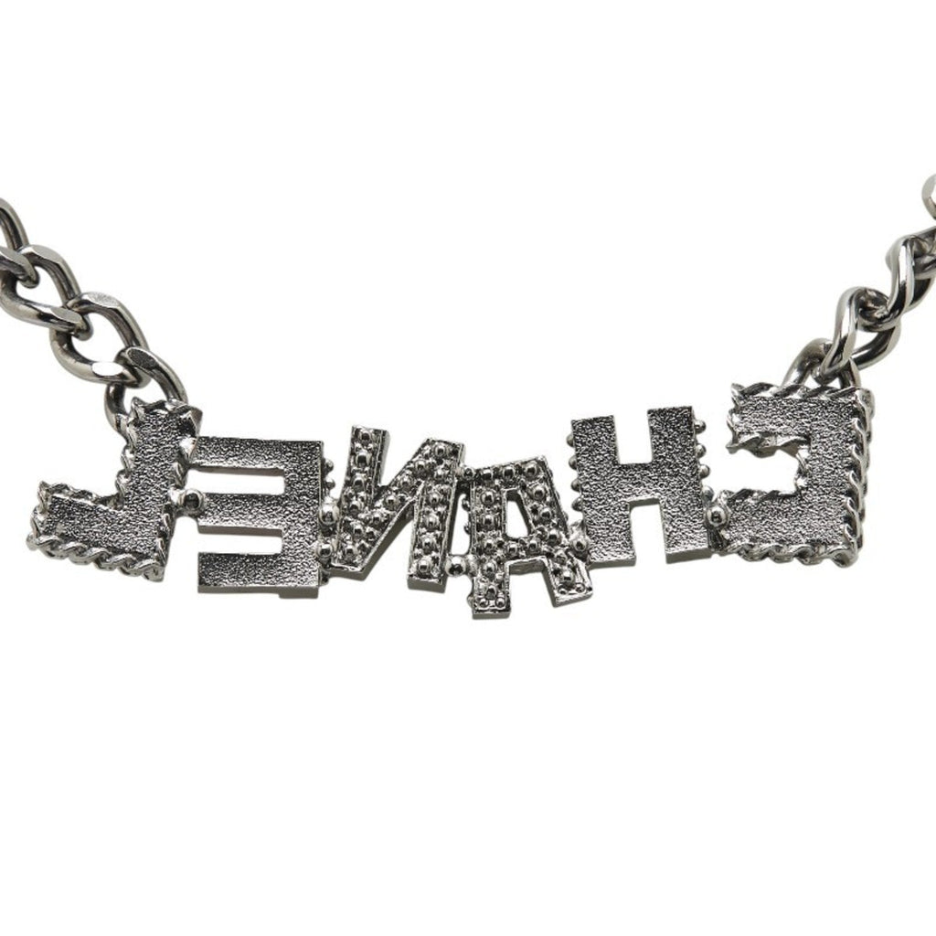 Necklace Metal and Plastic with Rhinestone