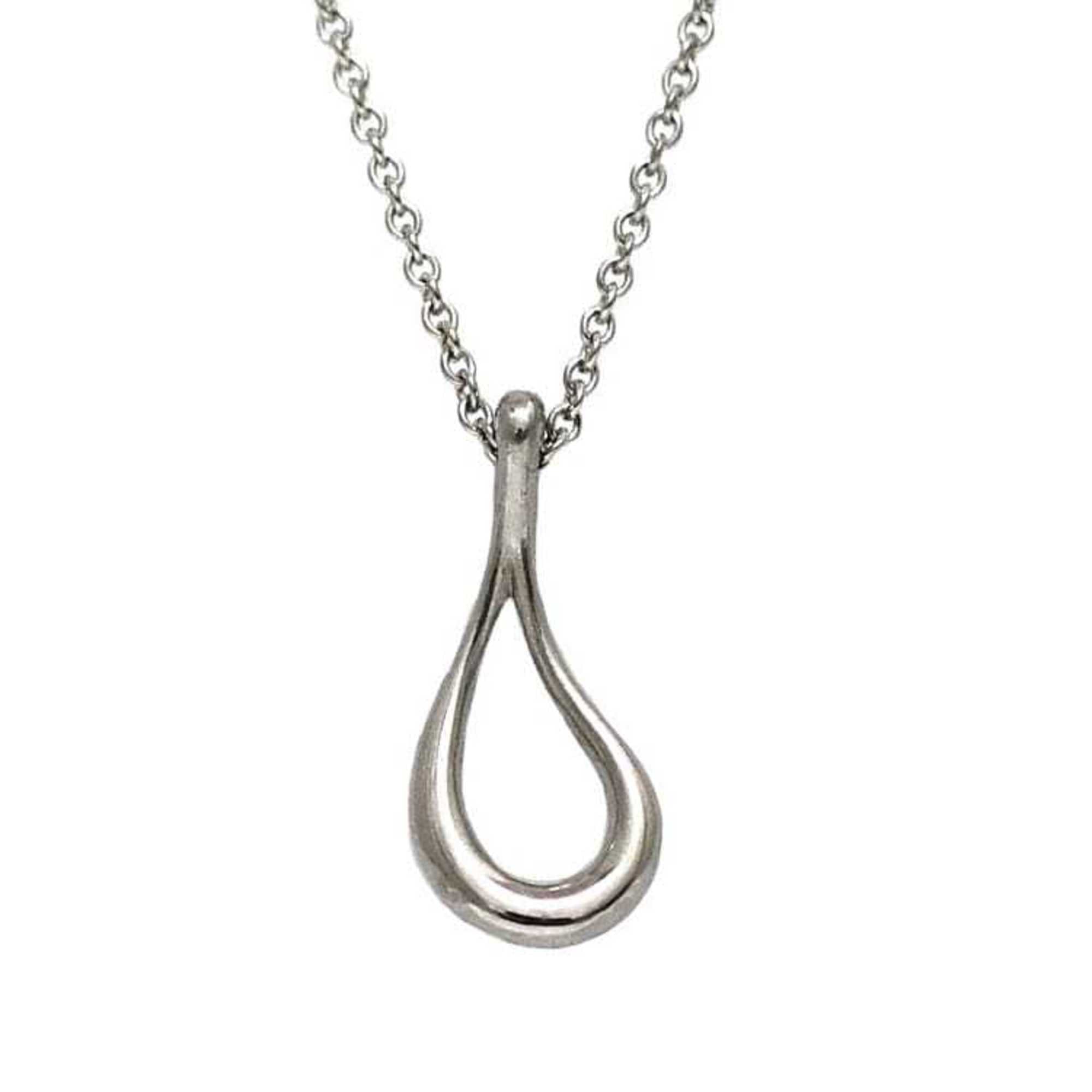 Elsa Peretti Pendant Necklace Sterling Silver 17mm
