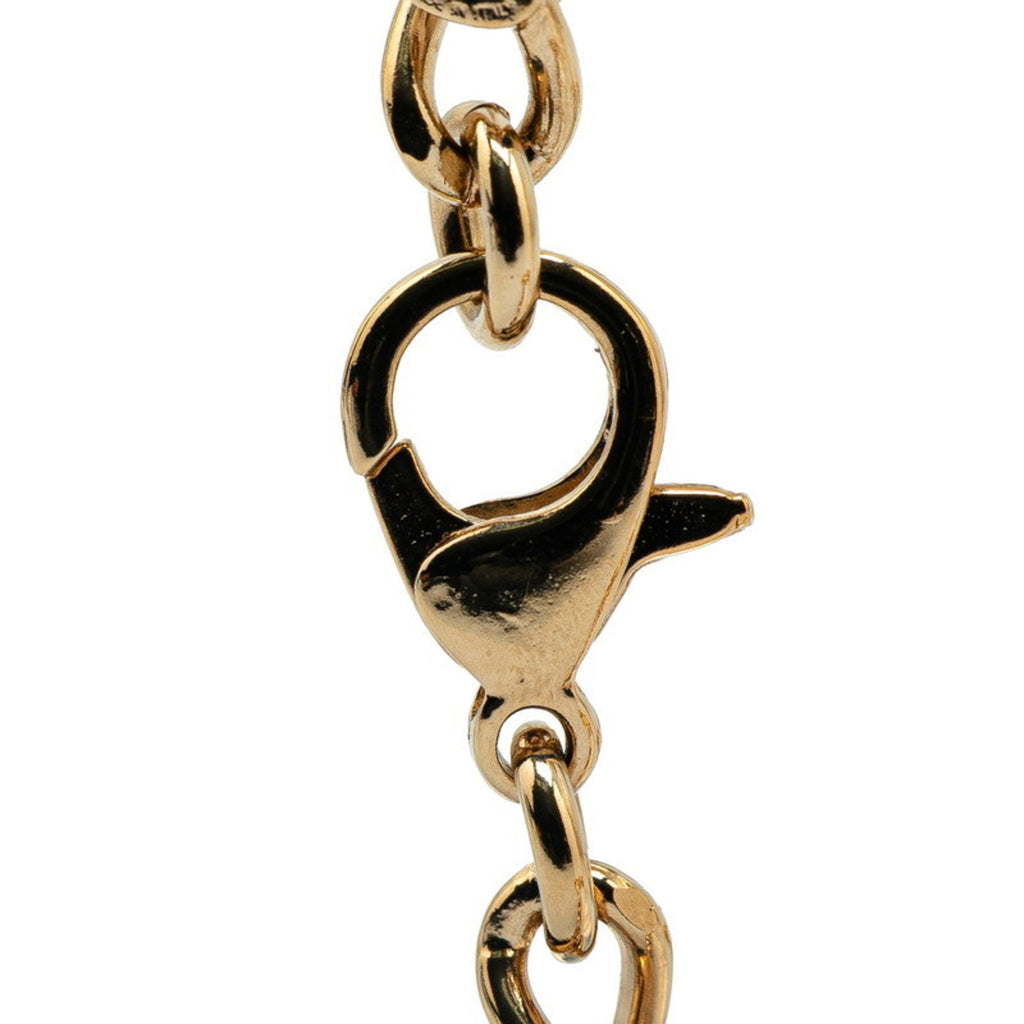 CC Logo Pendant Necklace Metal