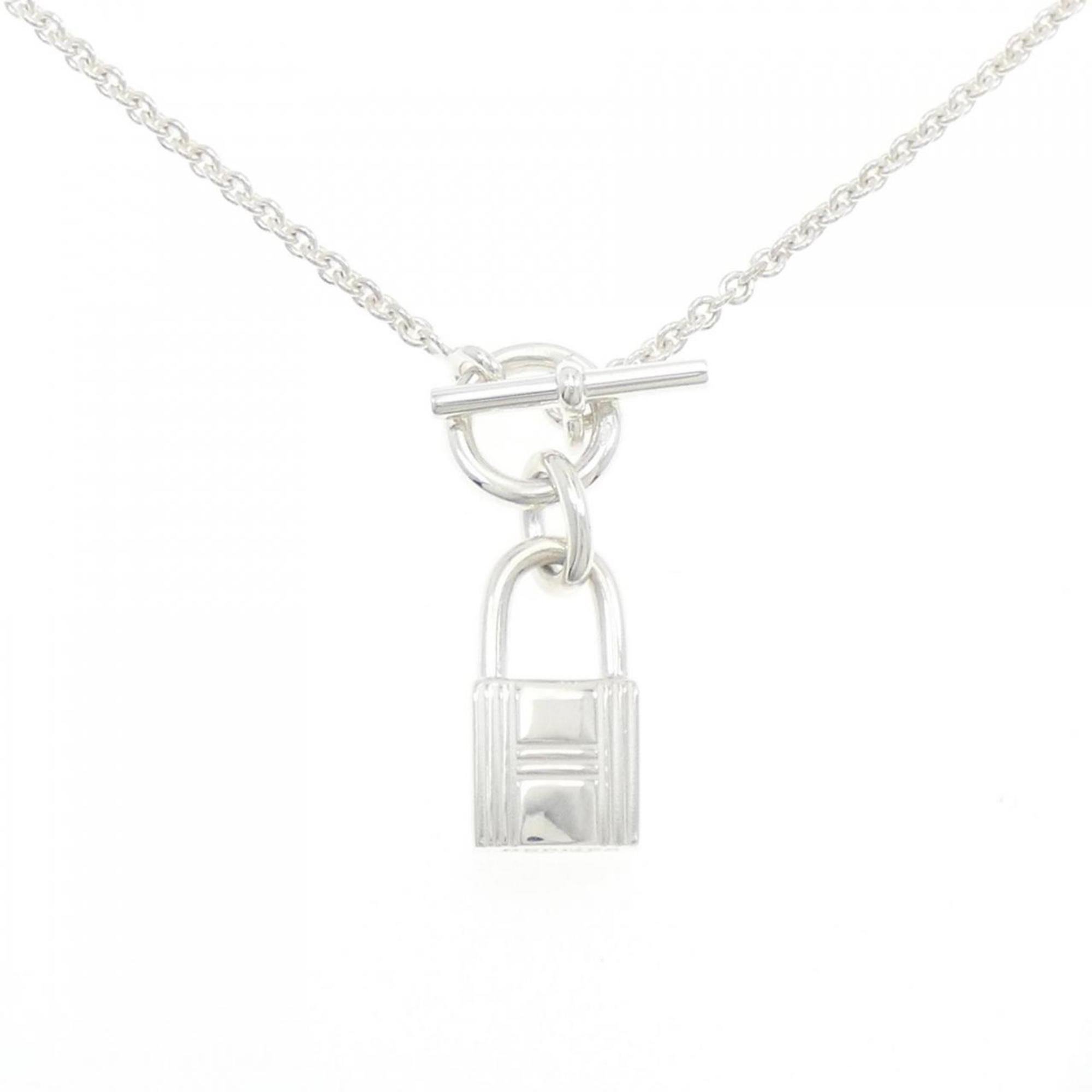 Amulet Padlock Pendant Necklace Sterling Silver