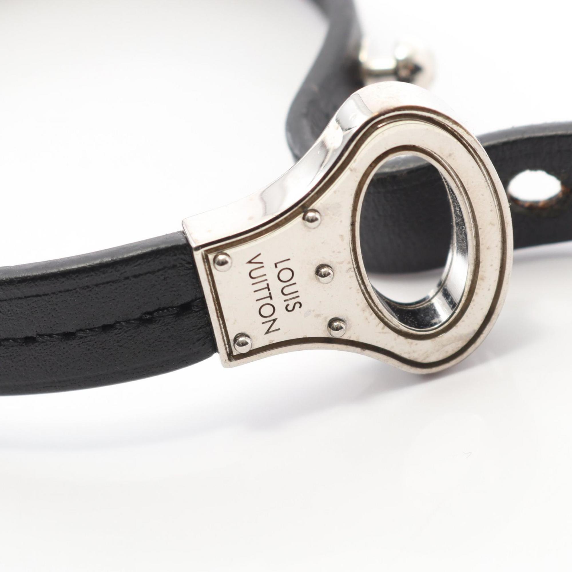 Charm Bracelet Leather and Stainless Steel