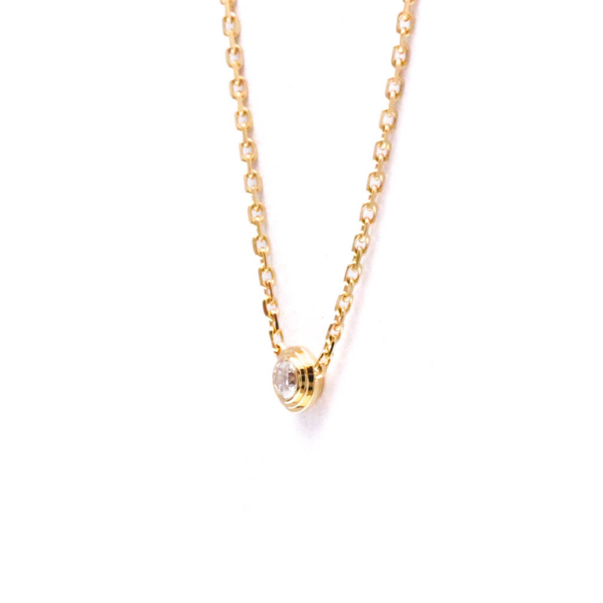 Pendant Necklace 18K Rose Gold with Diamond