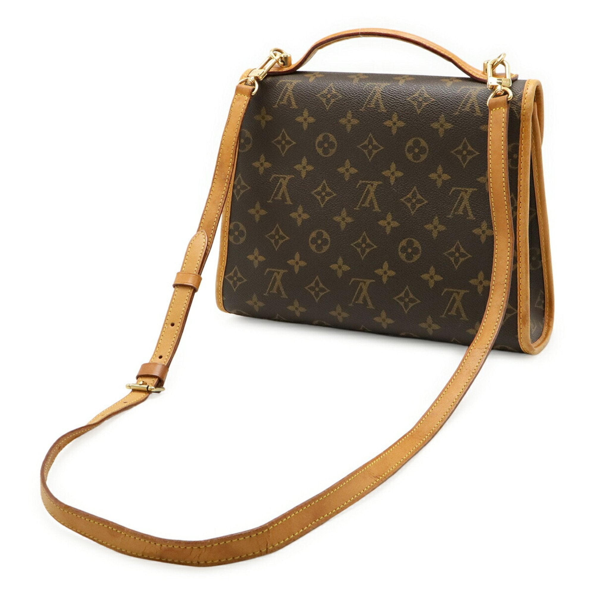 Beverly Briefcase Monogram Canvas PM