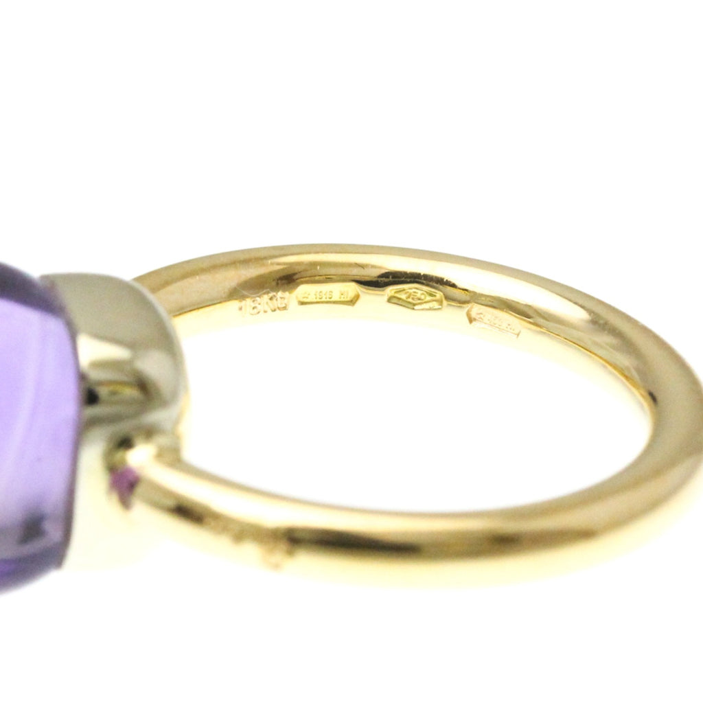 Ring 18K Rose Gold With Amethyst
