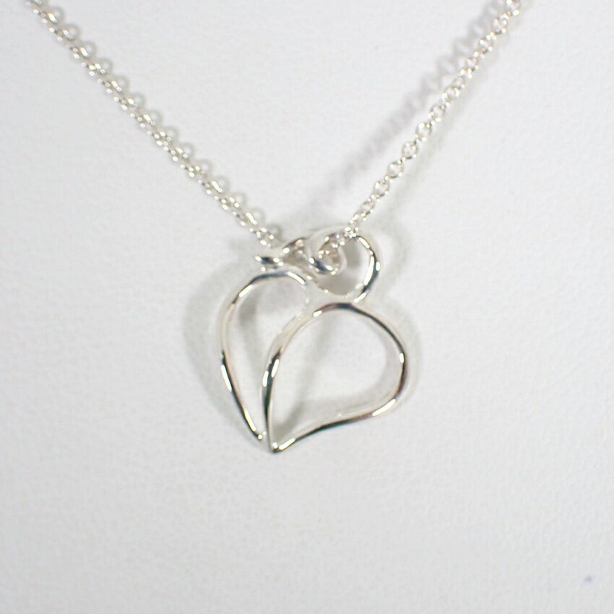 Heart Pendant Necklace Sterling Silver