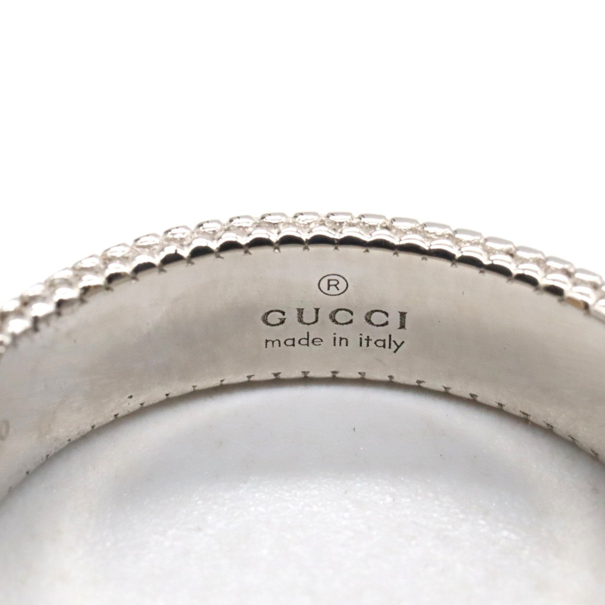 One Band Ring 18K White Gold With Diamonds