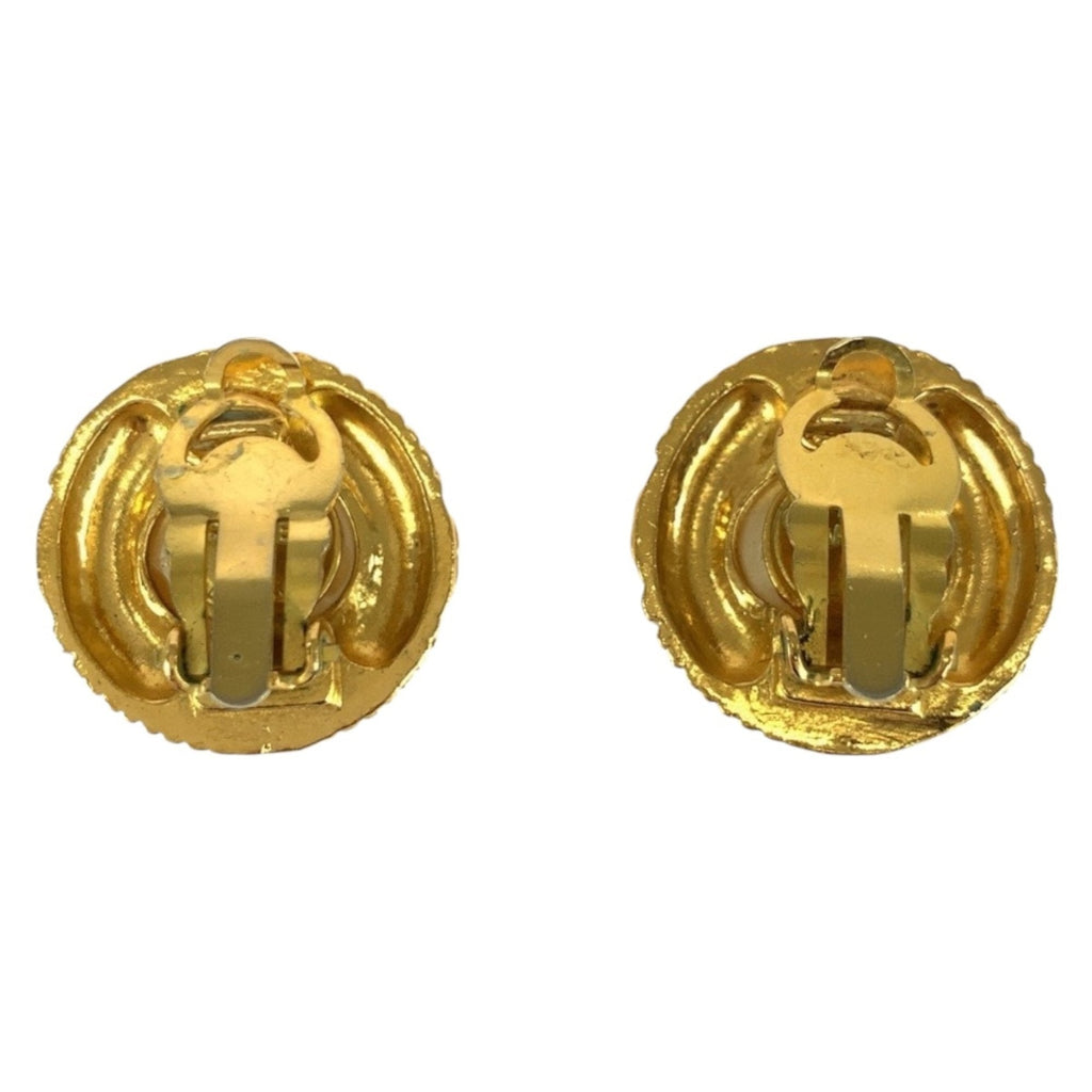 CC Logo Clip-On Earrings Metal
