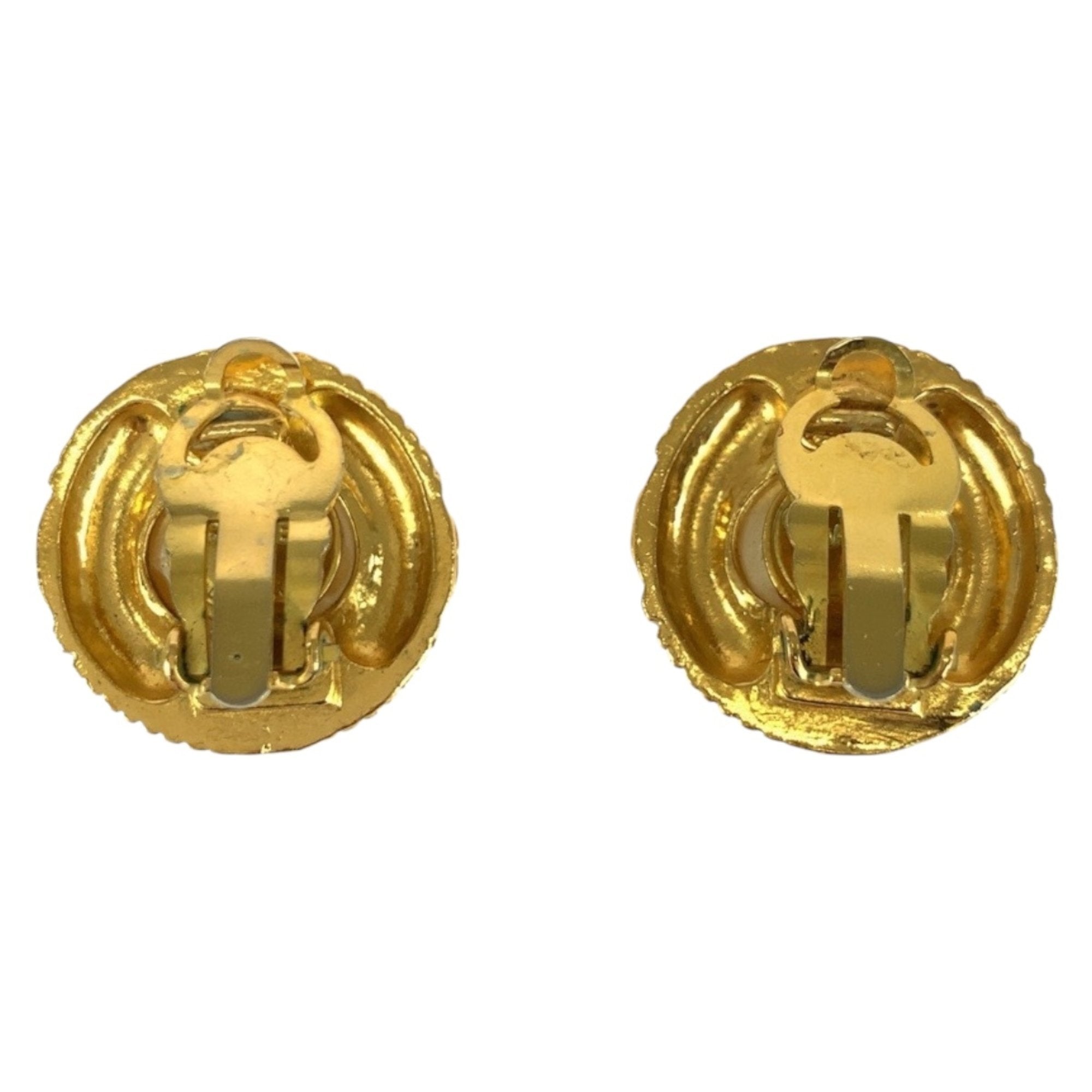 CC Logo Clip-On Earrings Metal