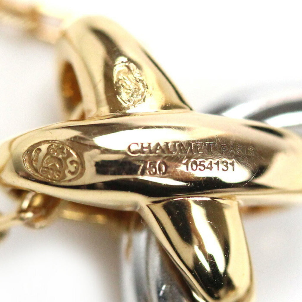 Pendant Necklace 18K Rose Gold and 18K White Gold