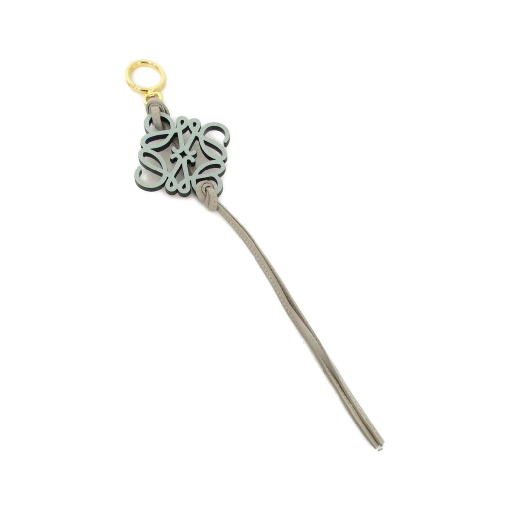 Charm Leather Light Blue and Gold Handbag Charm