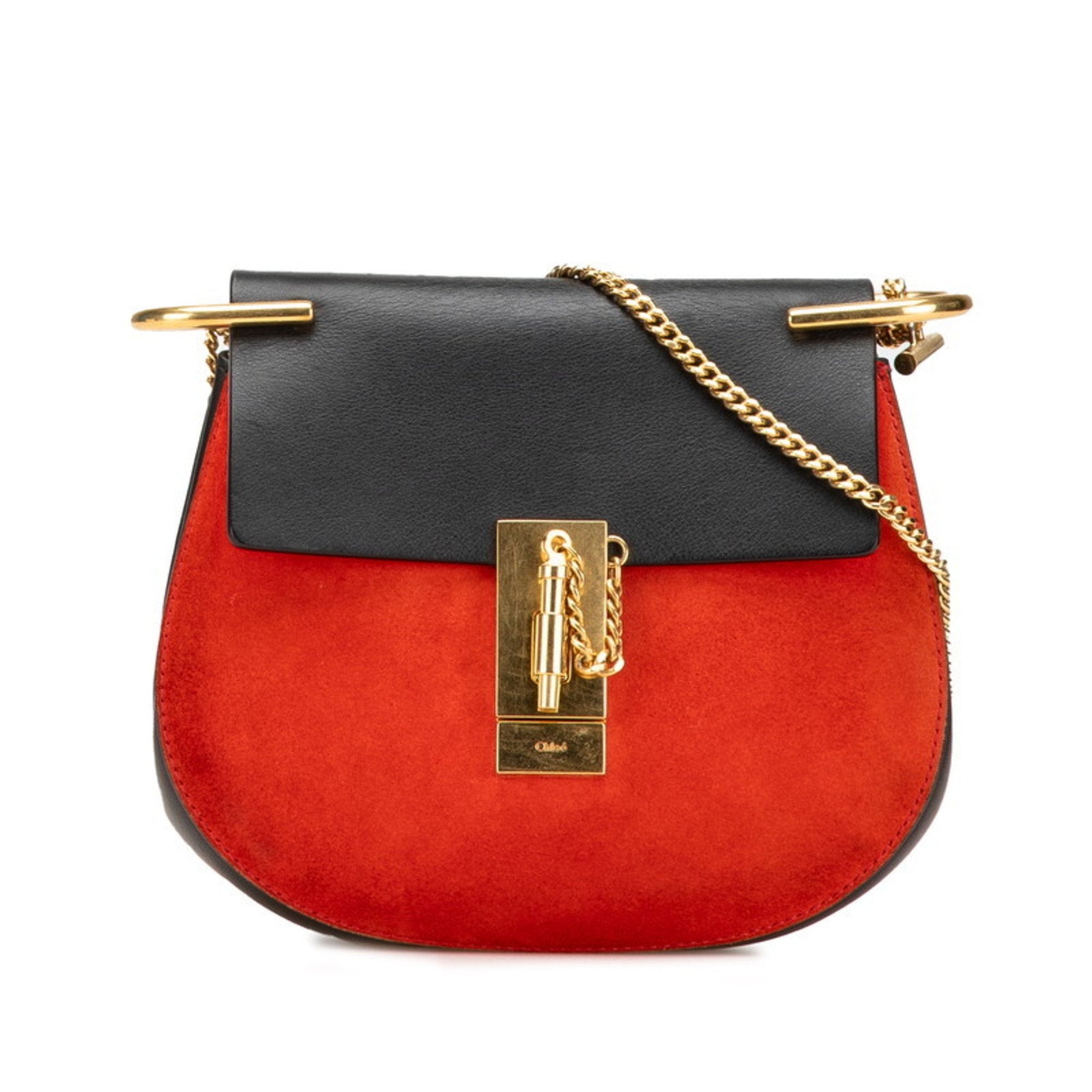 Drew Crossbody Bag Leather and Suede Mini