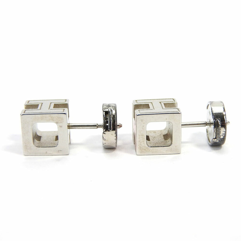 Cage d'h Earrings Metal Pink and Silver Silver-Tone Metal