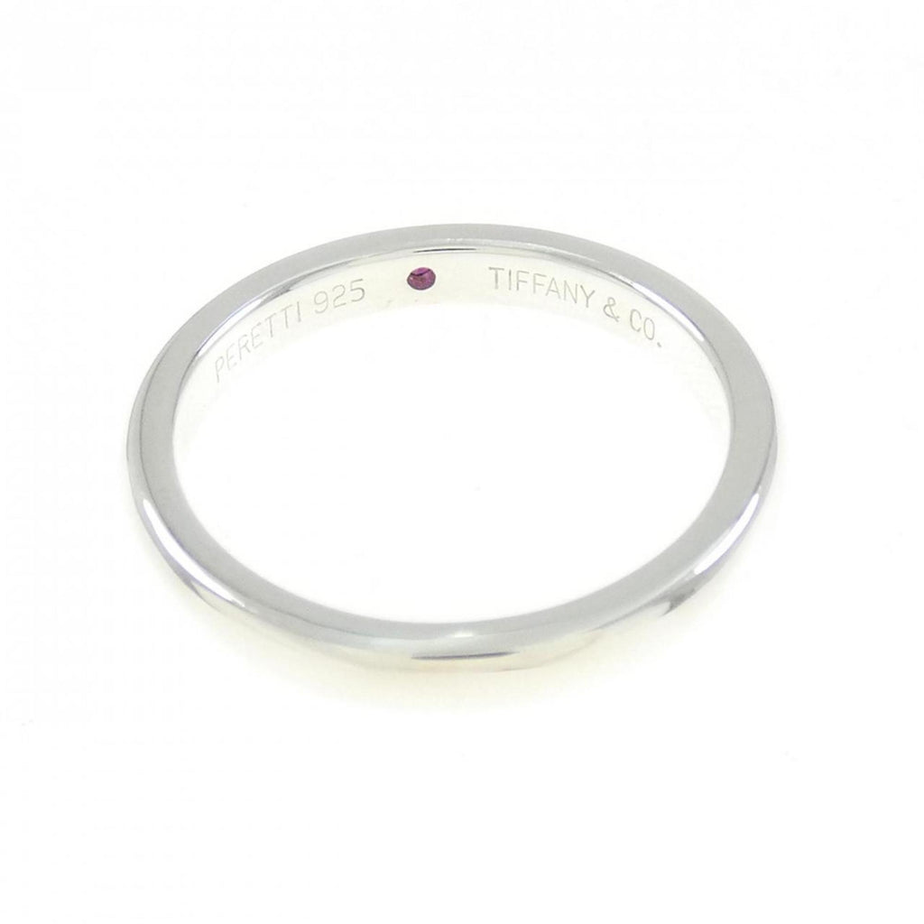 Band Ring Sterling Silver with Ruby