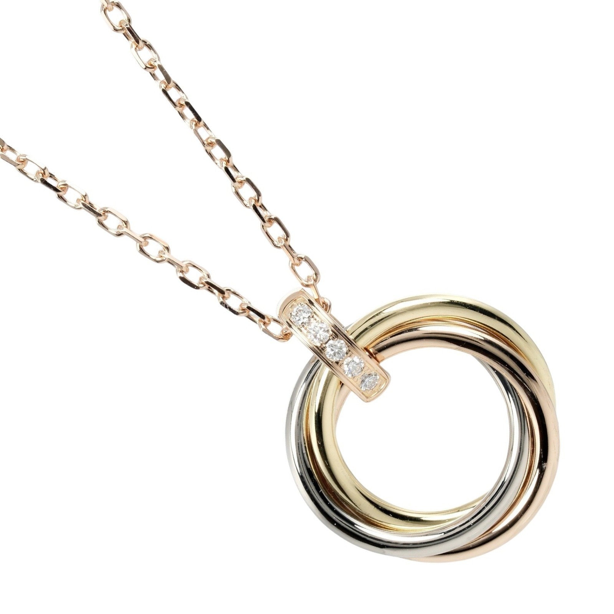 Trinity Pendant Necklace Sterling Silver