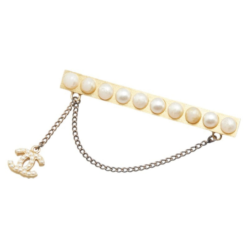 CC Logo Brooch Metal