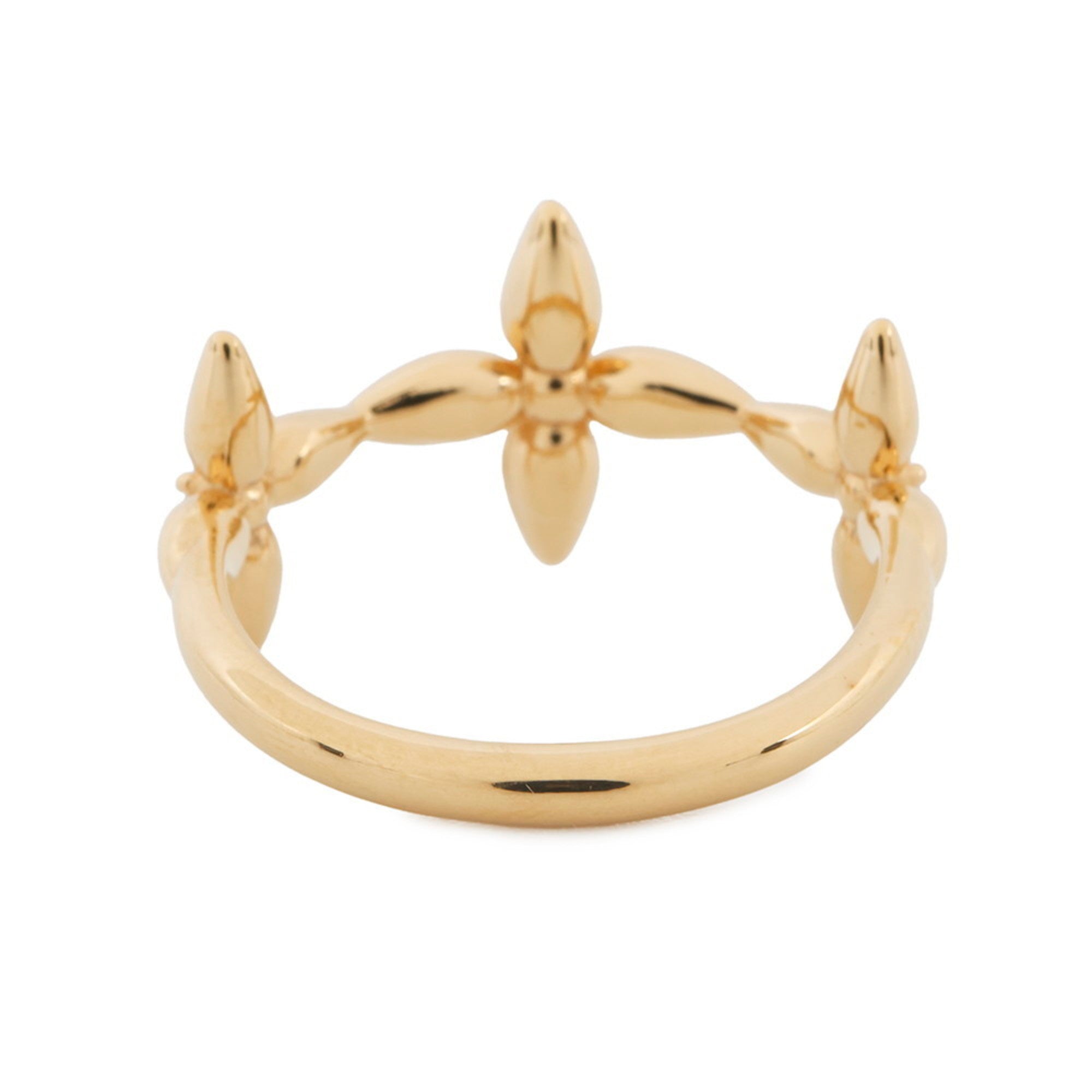 Band Ring Gold and Rhinestone