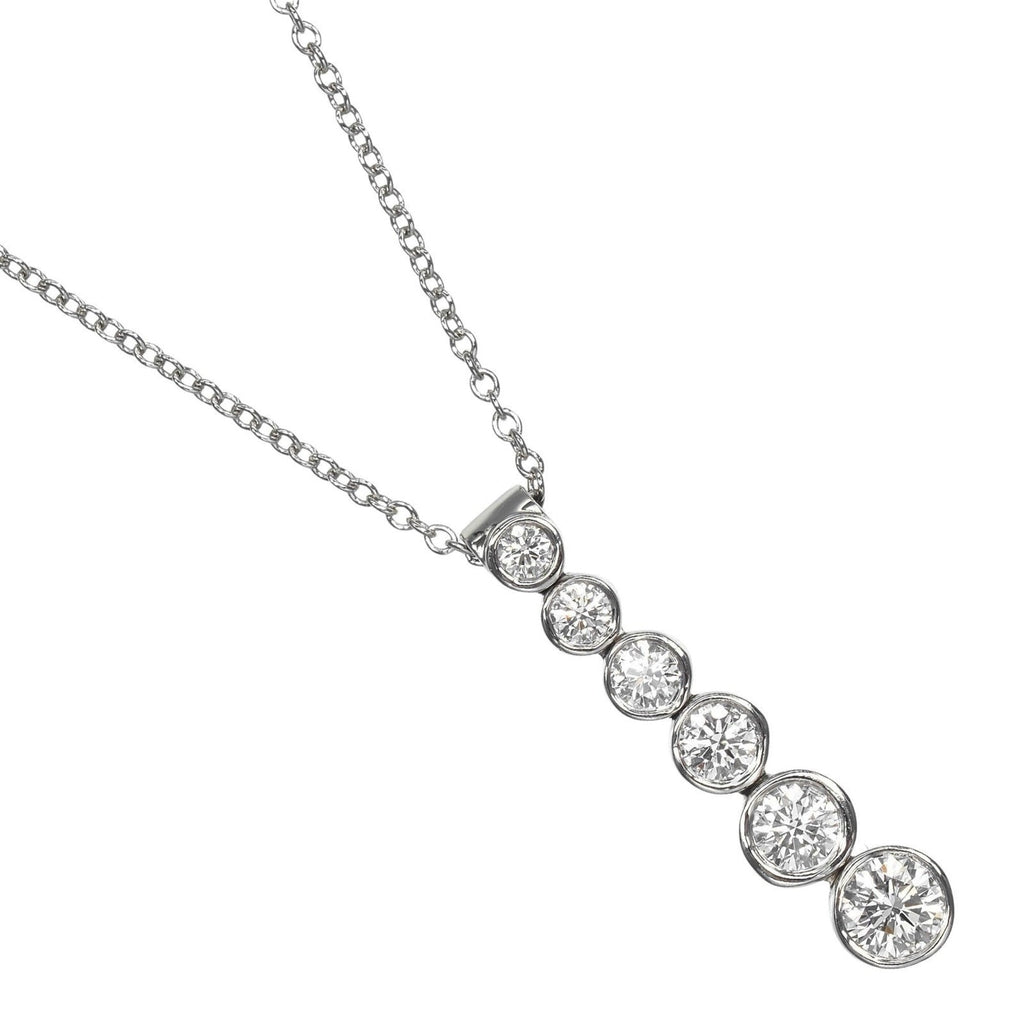Pendant Necklace Platinum with Diamond
