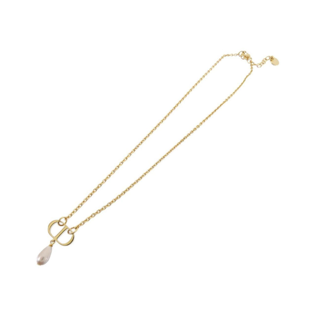 Petit CD Pendant Necklace Gold Pink