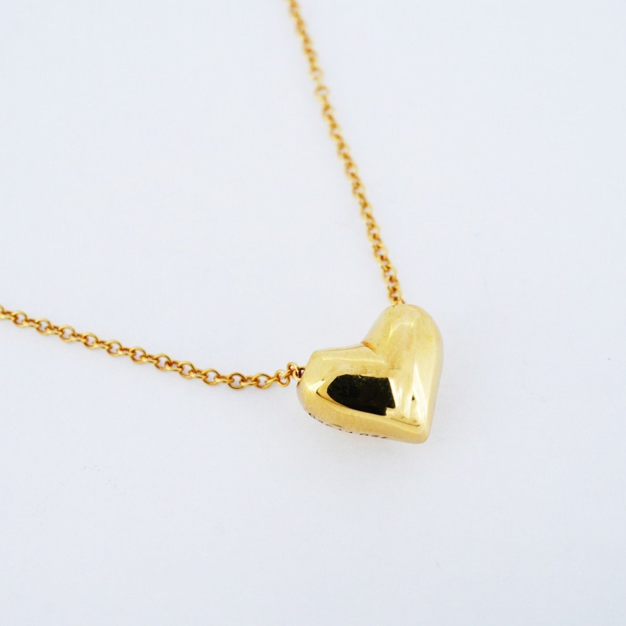 Pendant Necklace Platinum and 18K Yellow Gold With Diamond